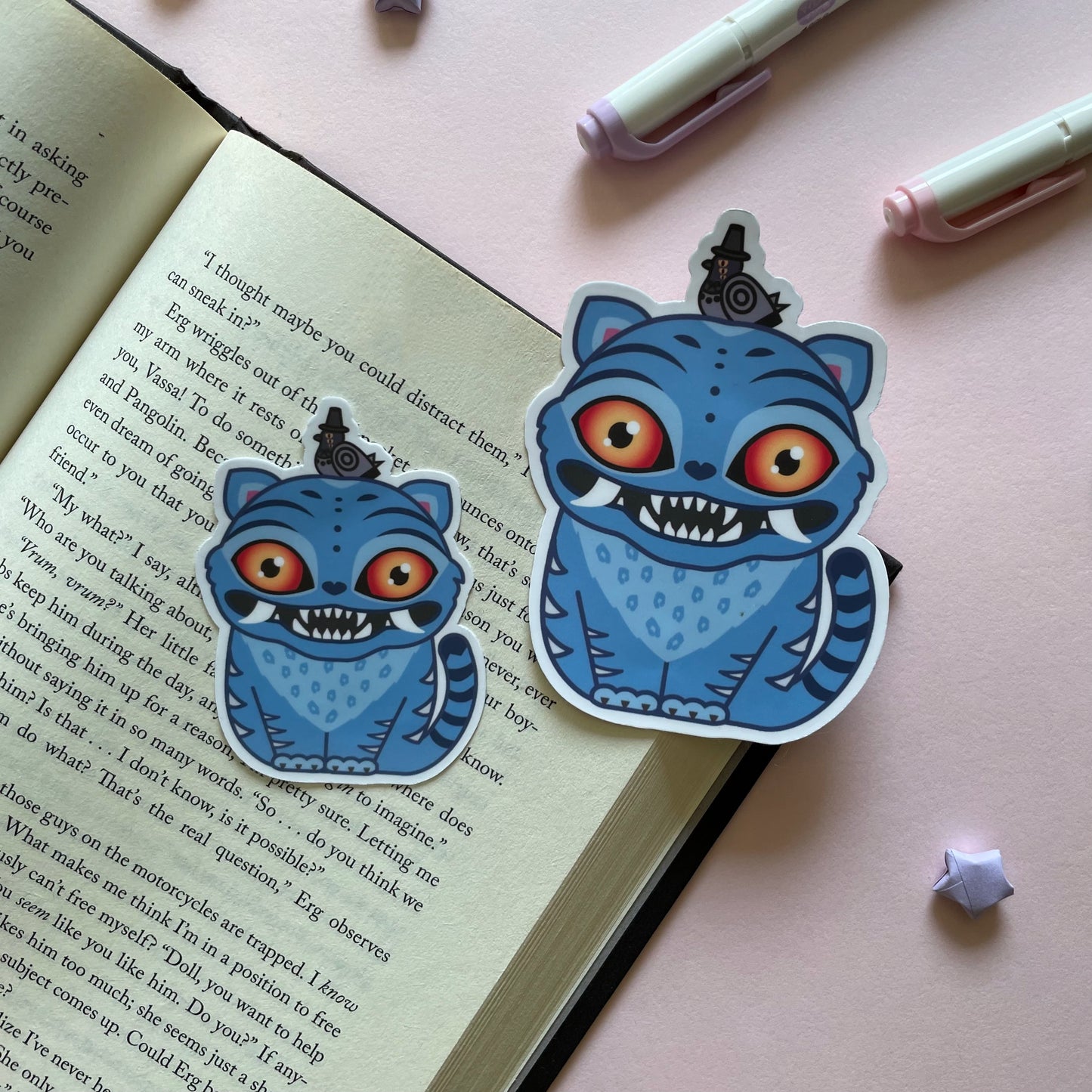 Derpy Tiger & Sussie - 4" Matte Vinyl Sticker