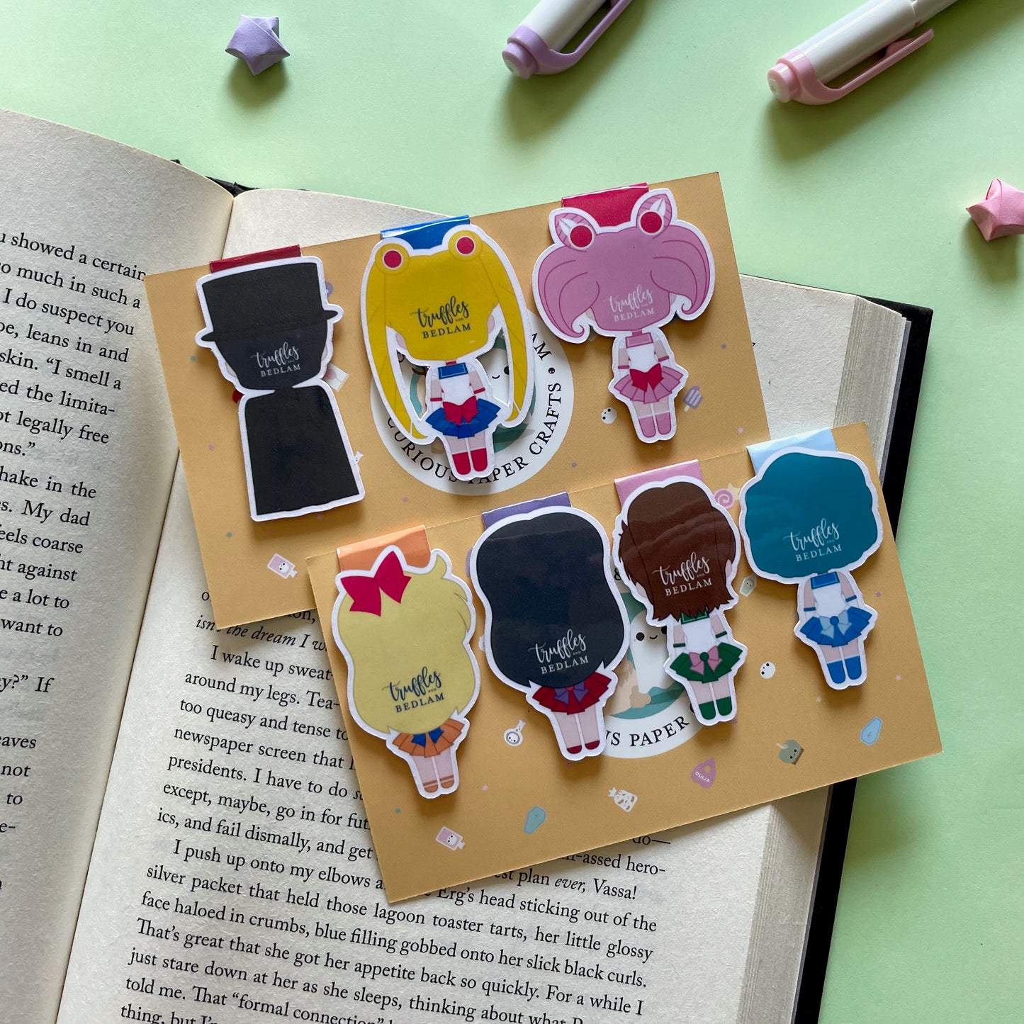 Little Celestial Sailors Magnetic Bookmark Epic Collection - Comic Con Exclusive