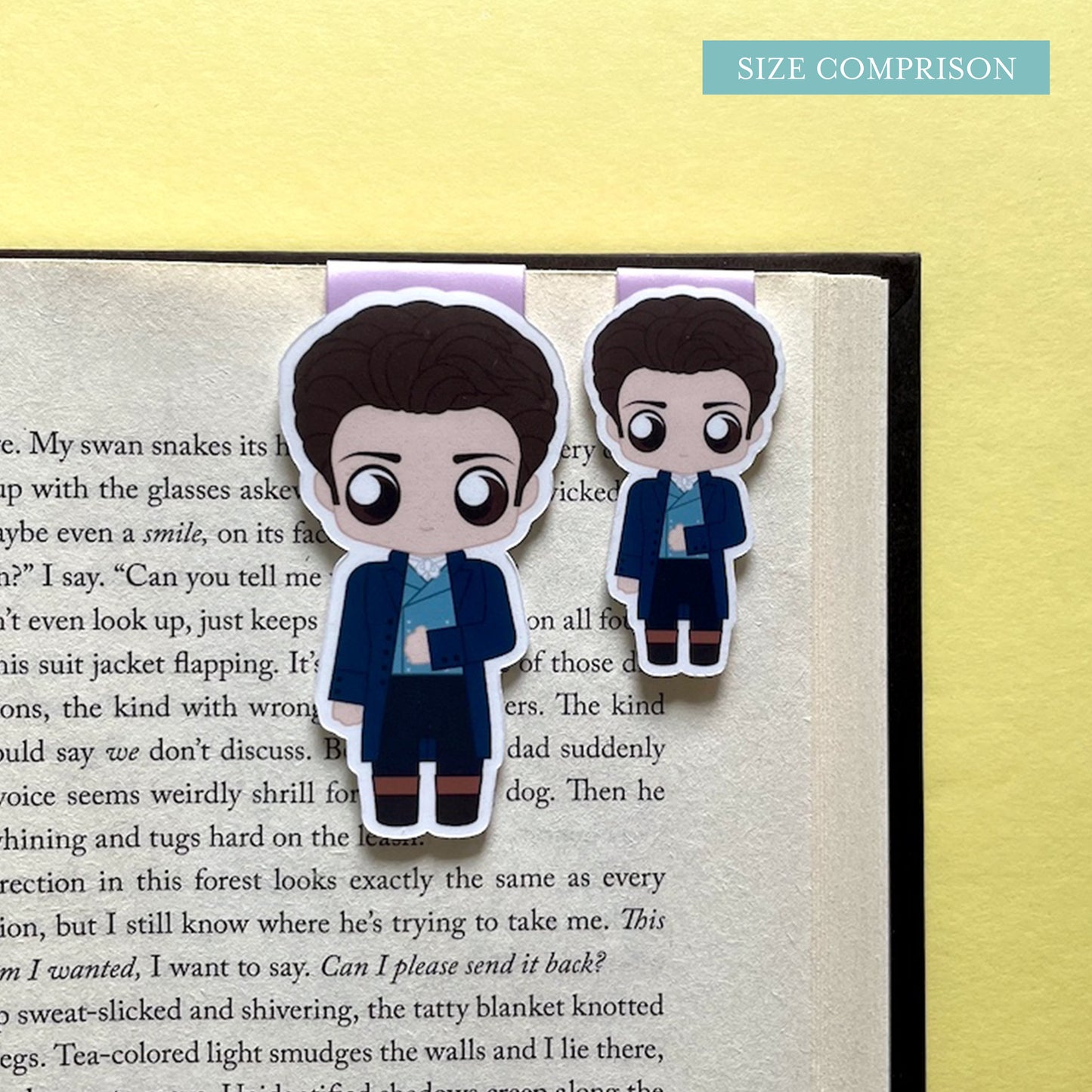 Kate Sharma and Anthony Bridgerton Magnetic Bookmark Set