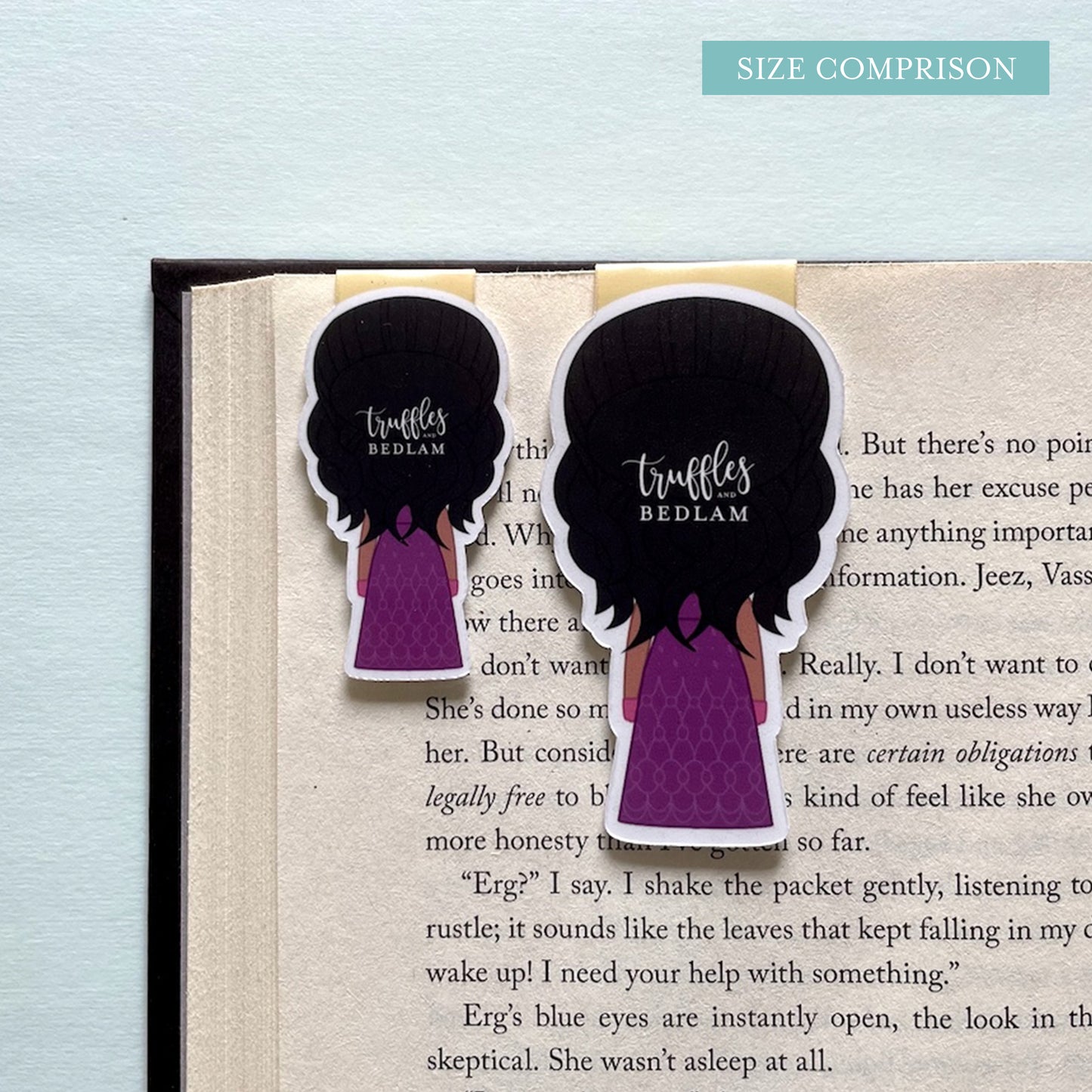 Kate Sharma and Anthony Bridgerton Magnetic Bookmark Set