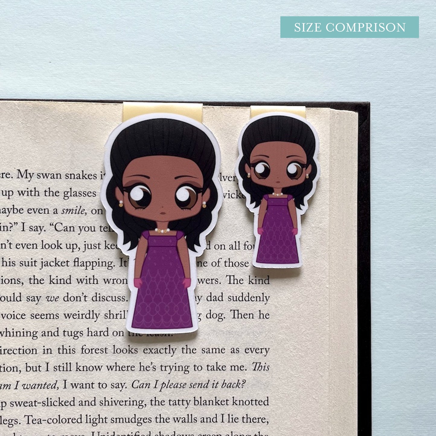 Kate Sharma and Anthony Bridgerton Magnetic Bookmark Set