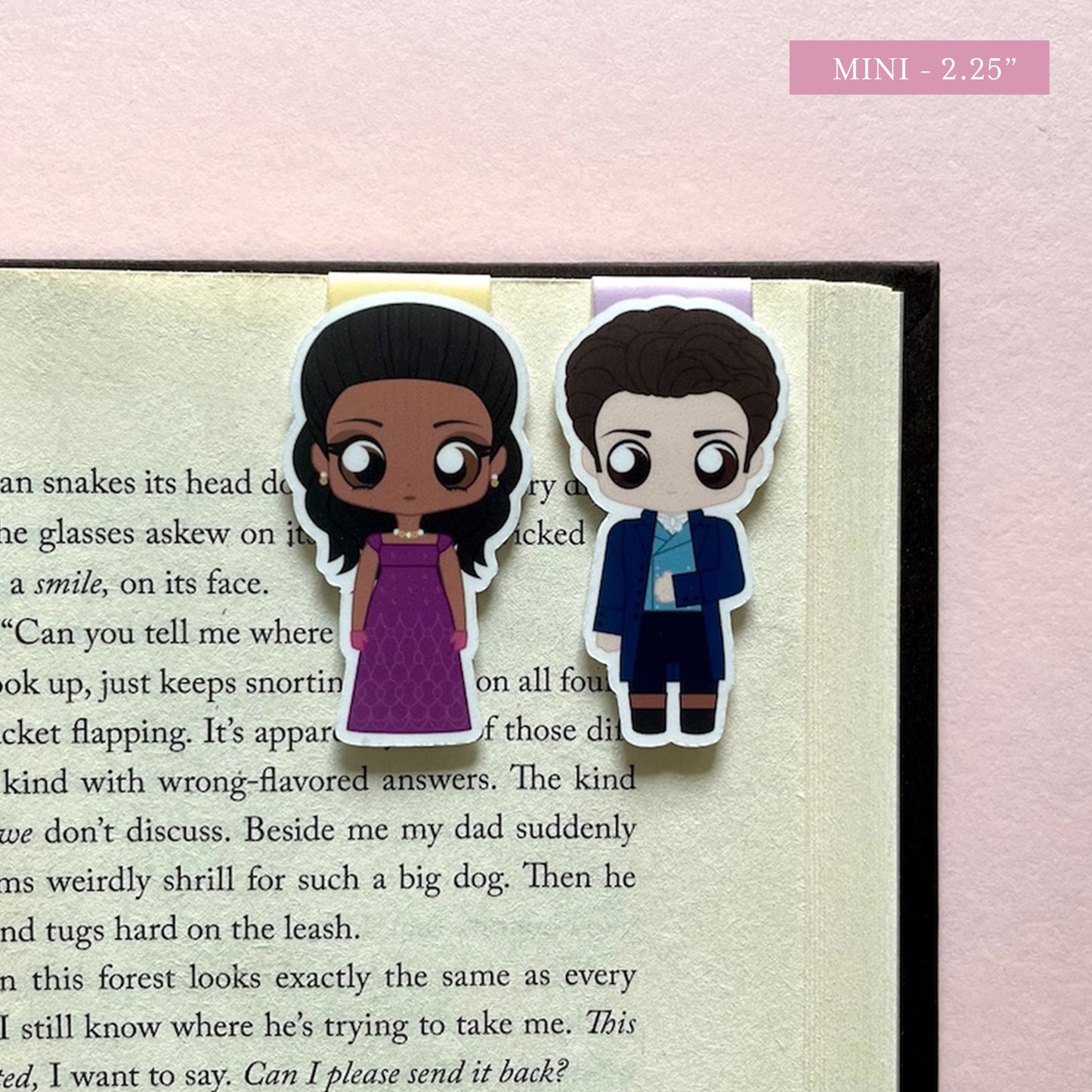Kate Sharma and Anthony Bridgerton Magnetic Bookmark Set