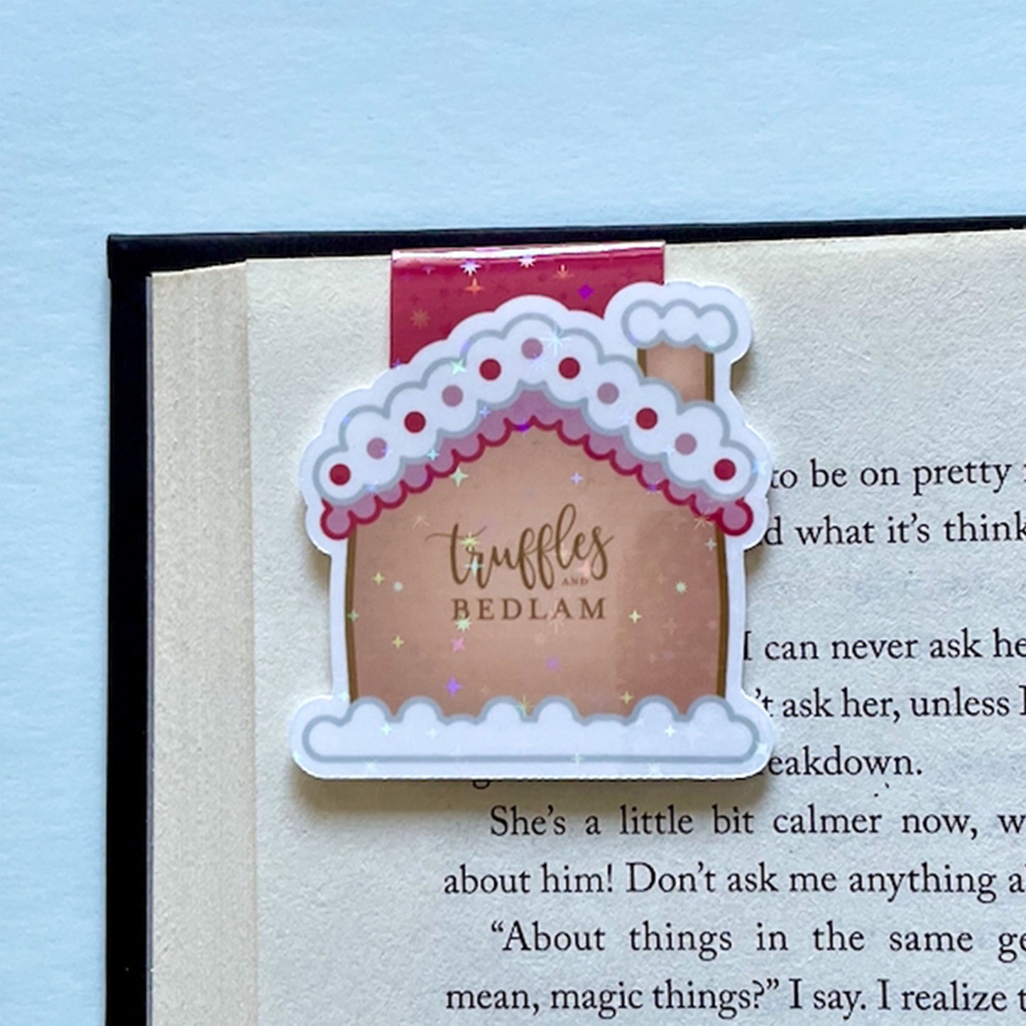 Gingerbread House Magnetic Bookmark