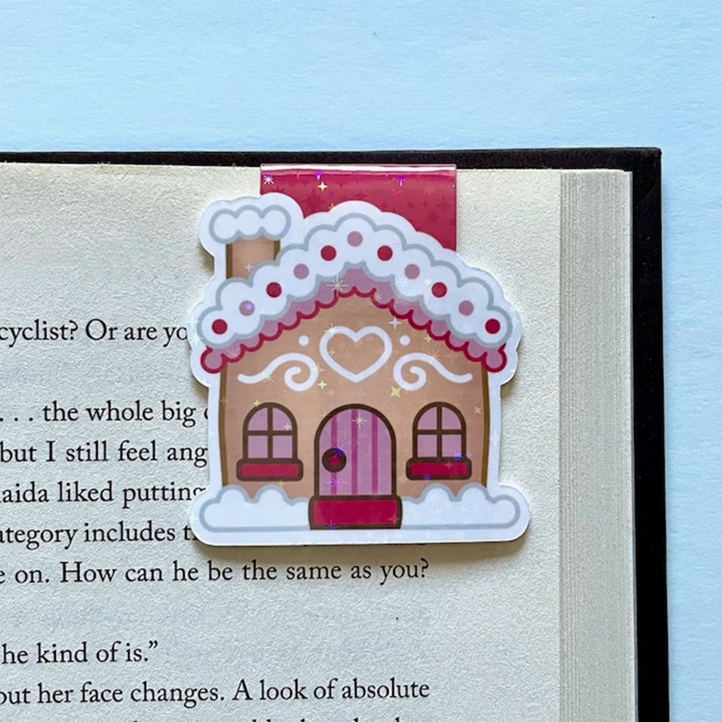 Gingerbread House Magnetic Bookmark