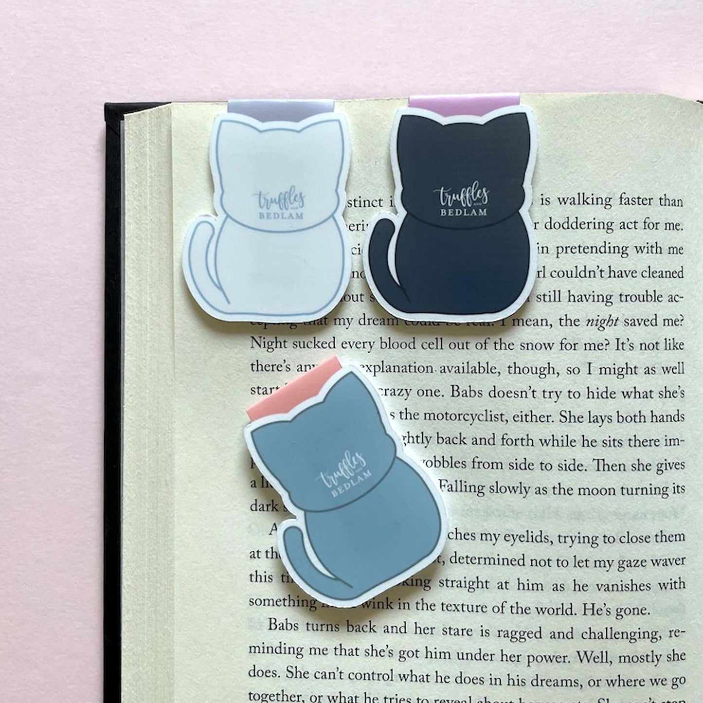 Luna, Diana, and Artemis Chonky Magnetic Bookmark Trio