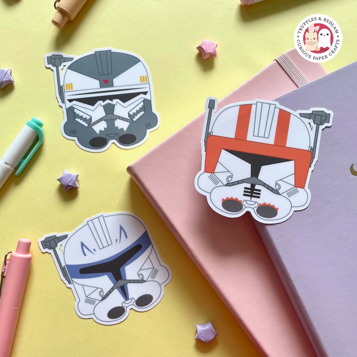 Clone Troopers 3" Matte Vinyl Stickers