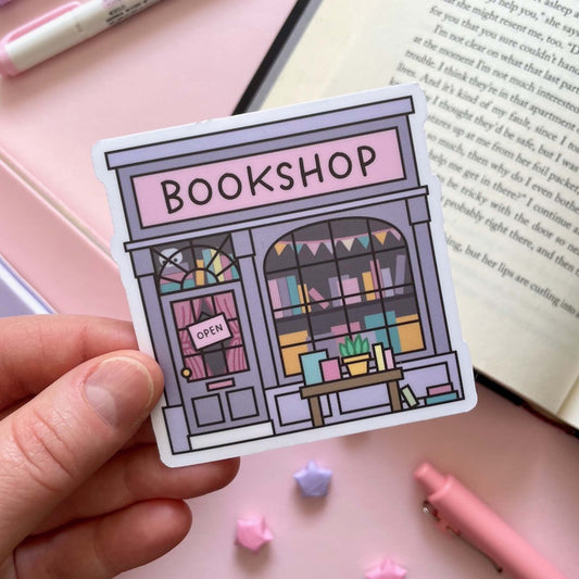 Little Shops Vol. I - Bookshop 3" Vinyl Sticker