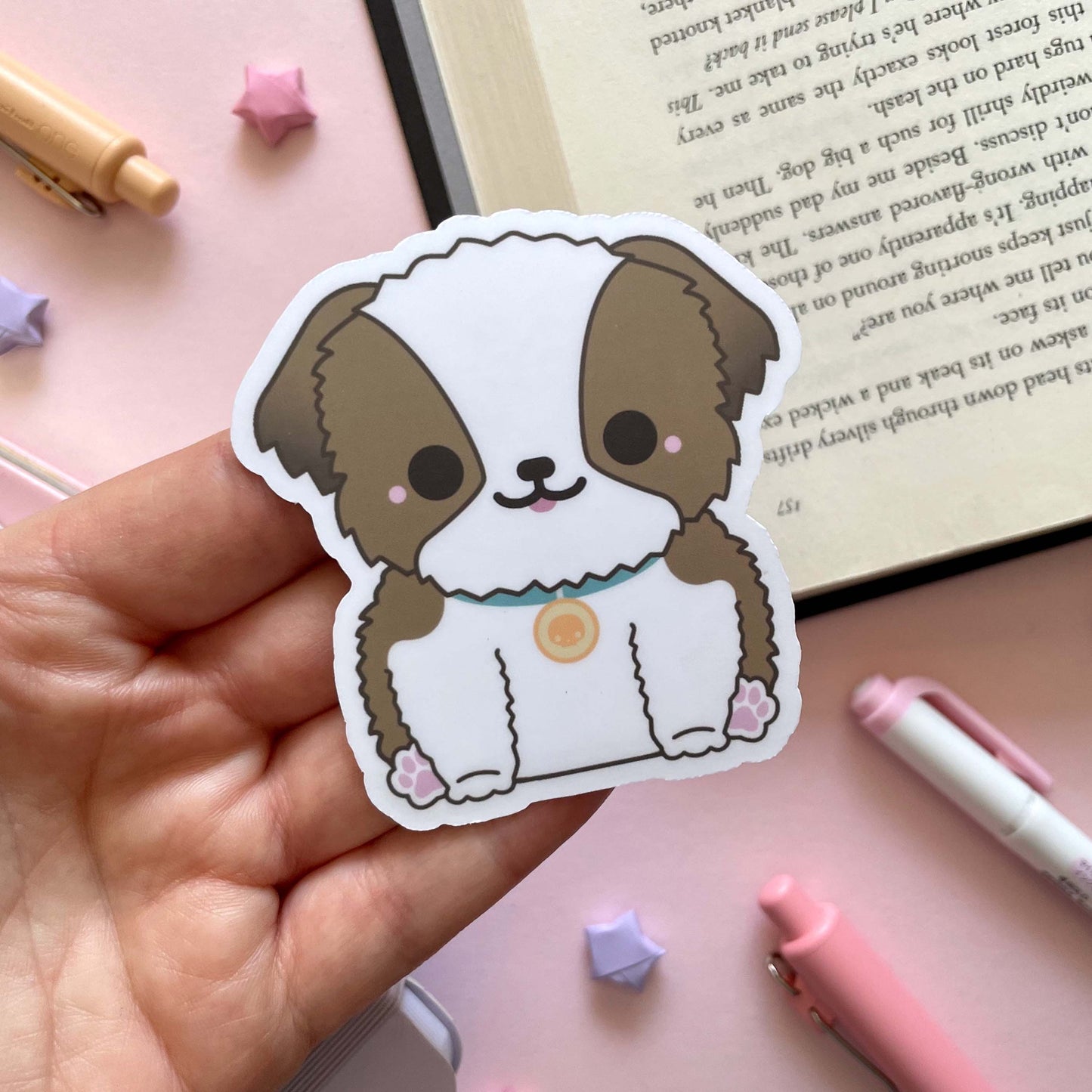 Mochi the Shih Tzu - 3" Vinyl Sticker Set