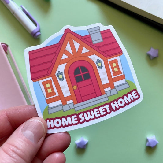 ACNH Home Sweet Home 3" Matte Vinyl Sticker