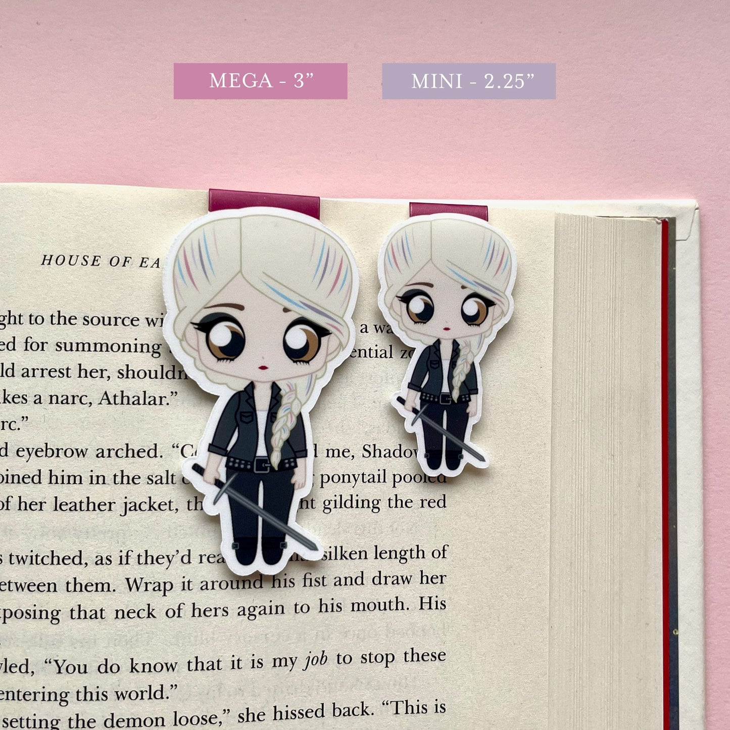 Crescent City "Danika Fendyr" Magnetic Bookmark from The House of Earth and Blood by Sarah J. Maas
