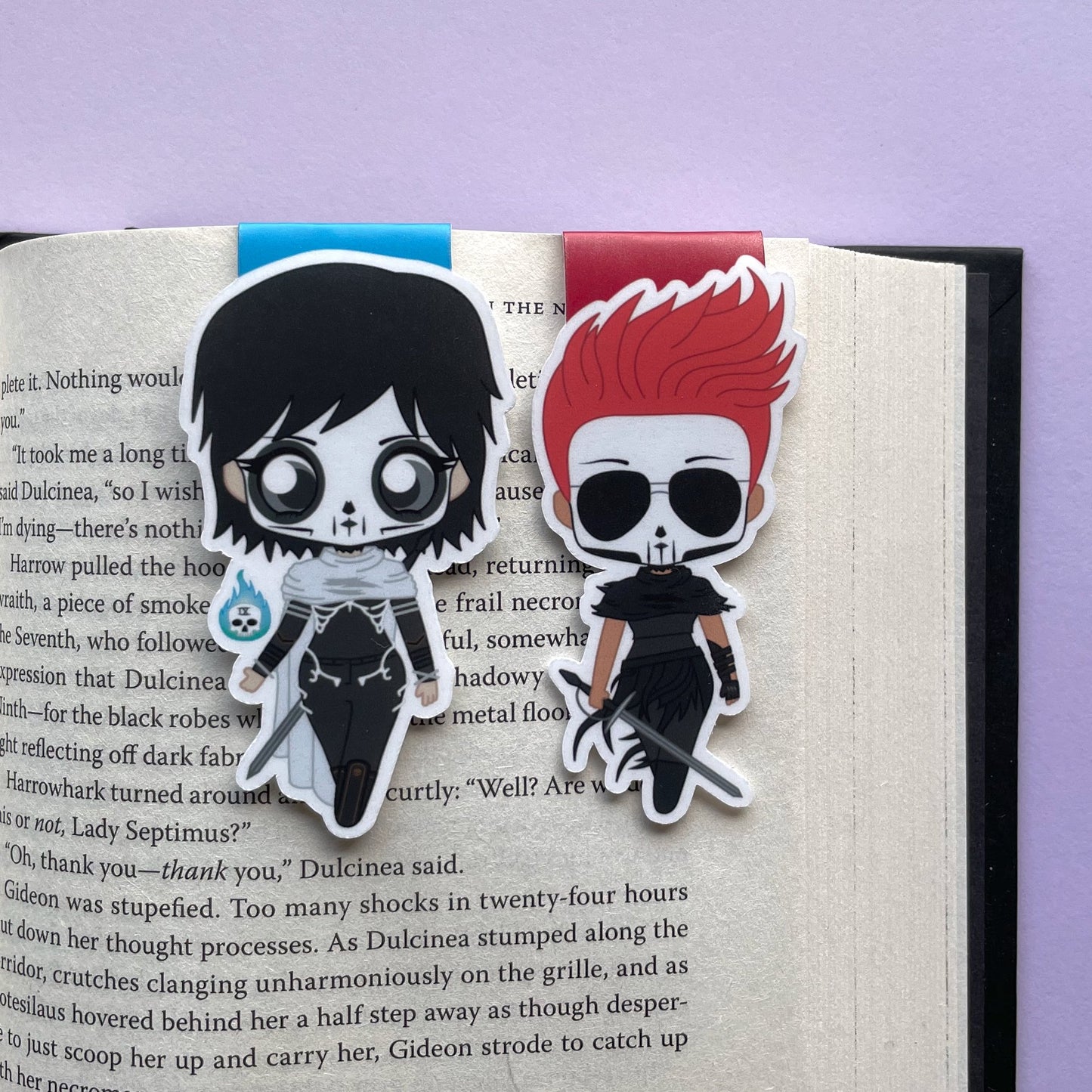 Gideon & Harrow "Griddlehark" Magnetic Bookmarks