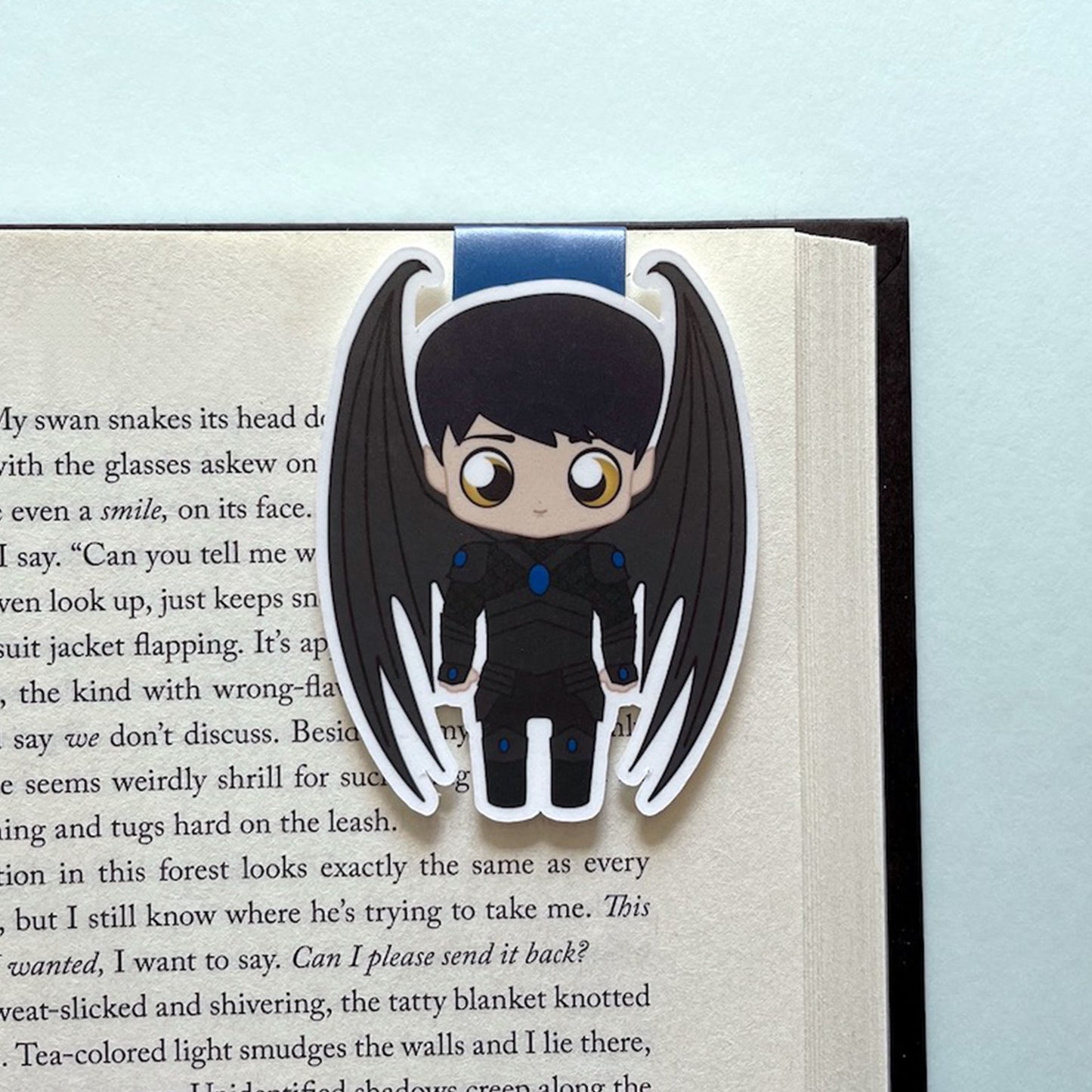 Bat Boys Azriel Magnetic Bookmark, inspired by ACOTAR