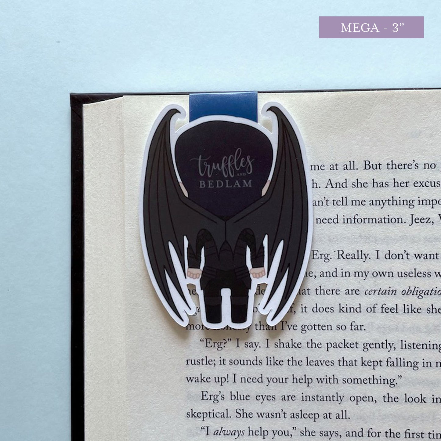 Bat Boys Azriel Magnetic Bookmark, inspired by ACOTAR