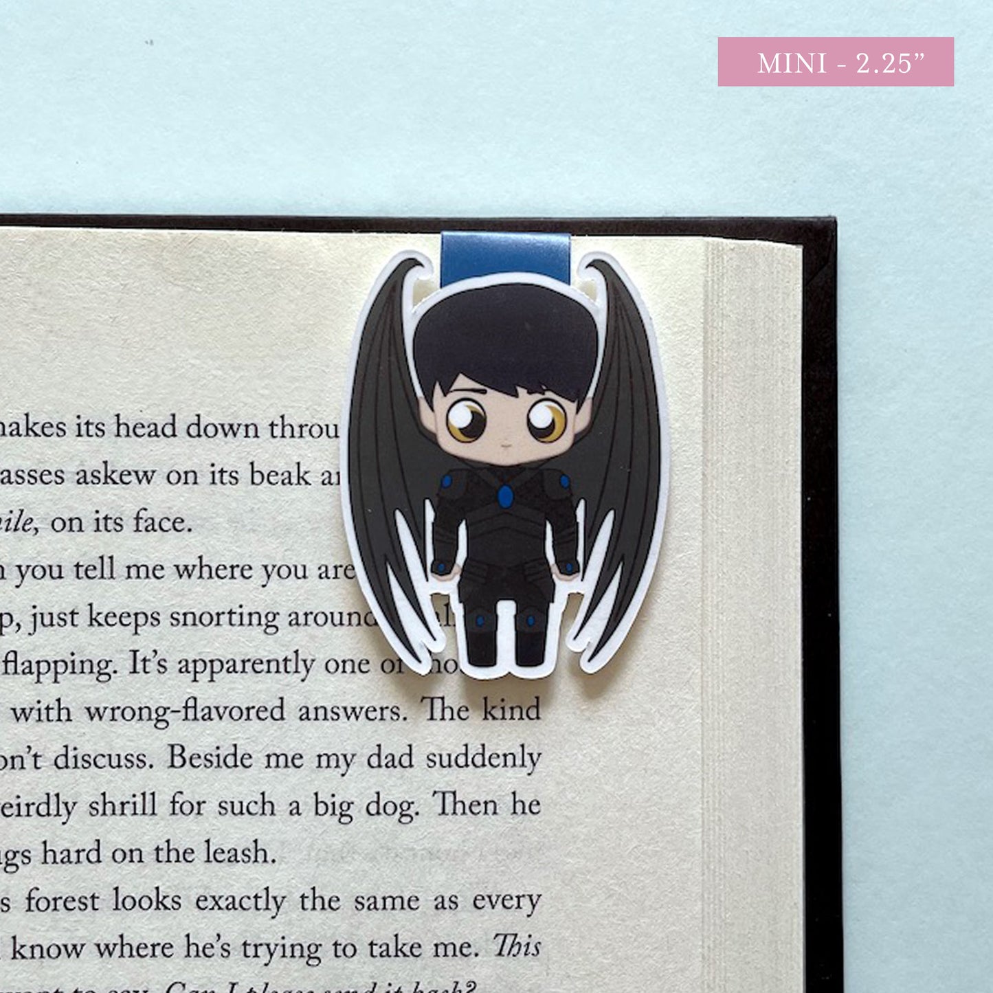 Bat Boys Azriel Magnetic Bookmark, inspired by ACOTAR