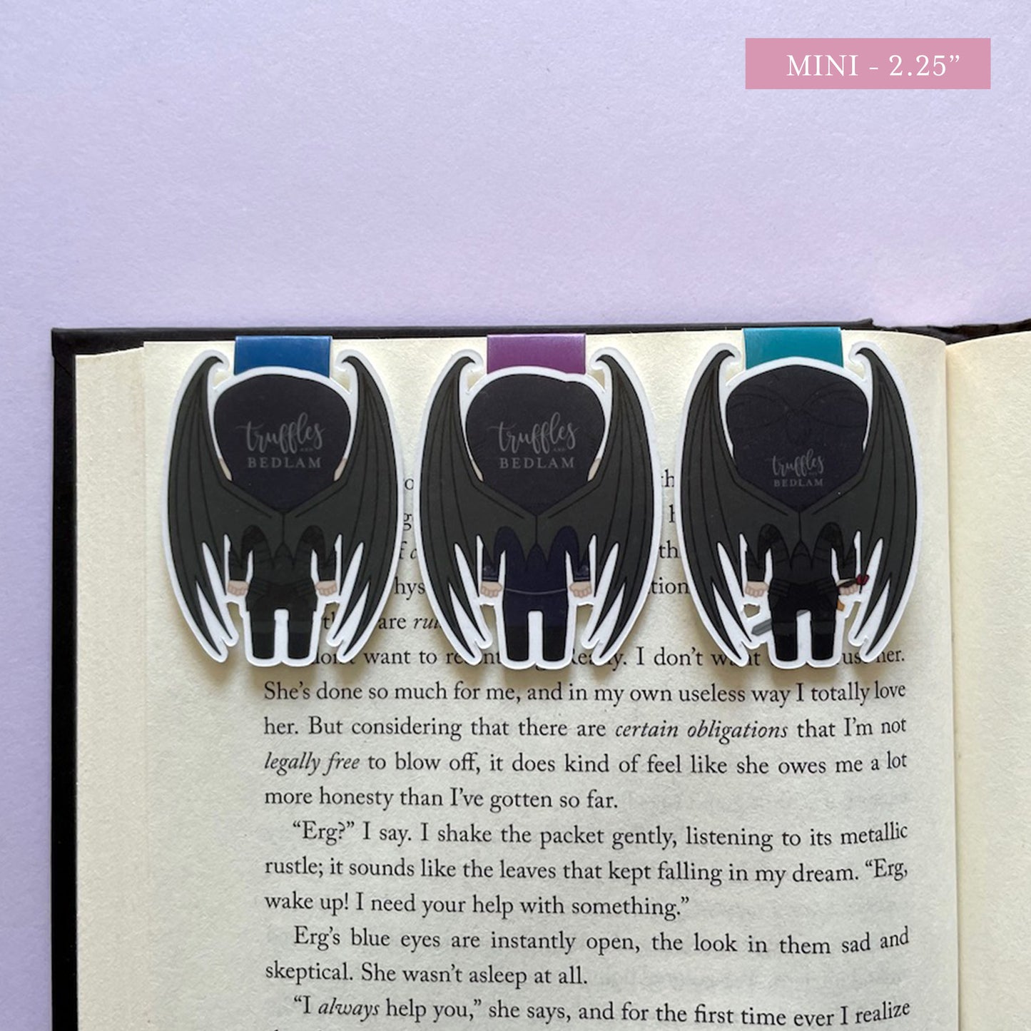Bat Boys Magnetic Bookmark Trio: Rhysand, Cassian, and Azriel inspired by ACOTAR