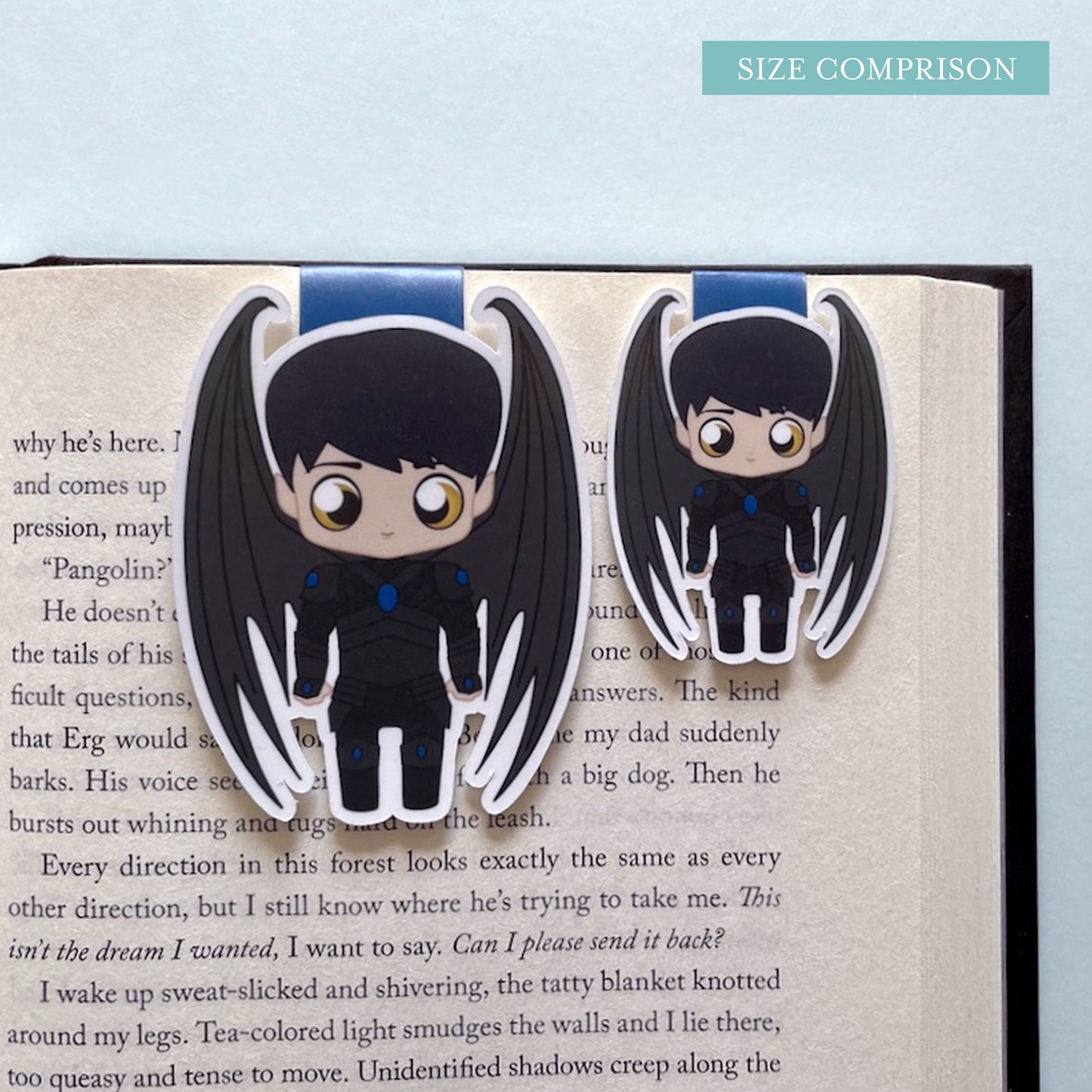 Bat Boys Magnetic Bookmark Trio: Rhysand, Cassian, and Azriel inspired by ACOTAR