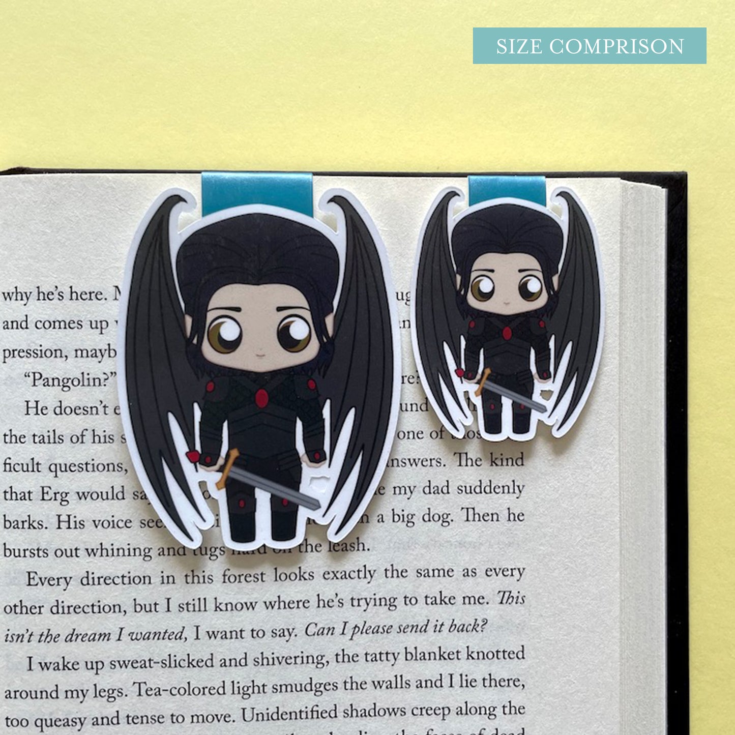 Bat Boys Magnetic Bookmark Trio: Rhysand, Cassian, and Azriel inspired by ACOTAR