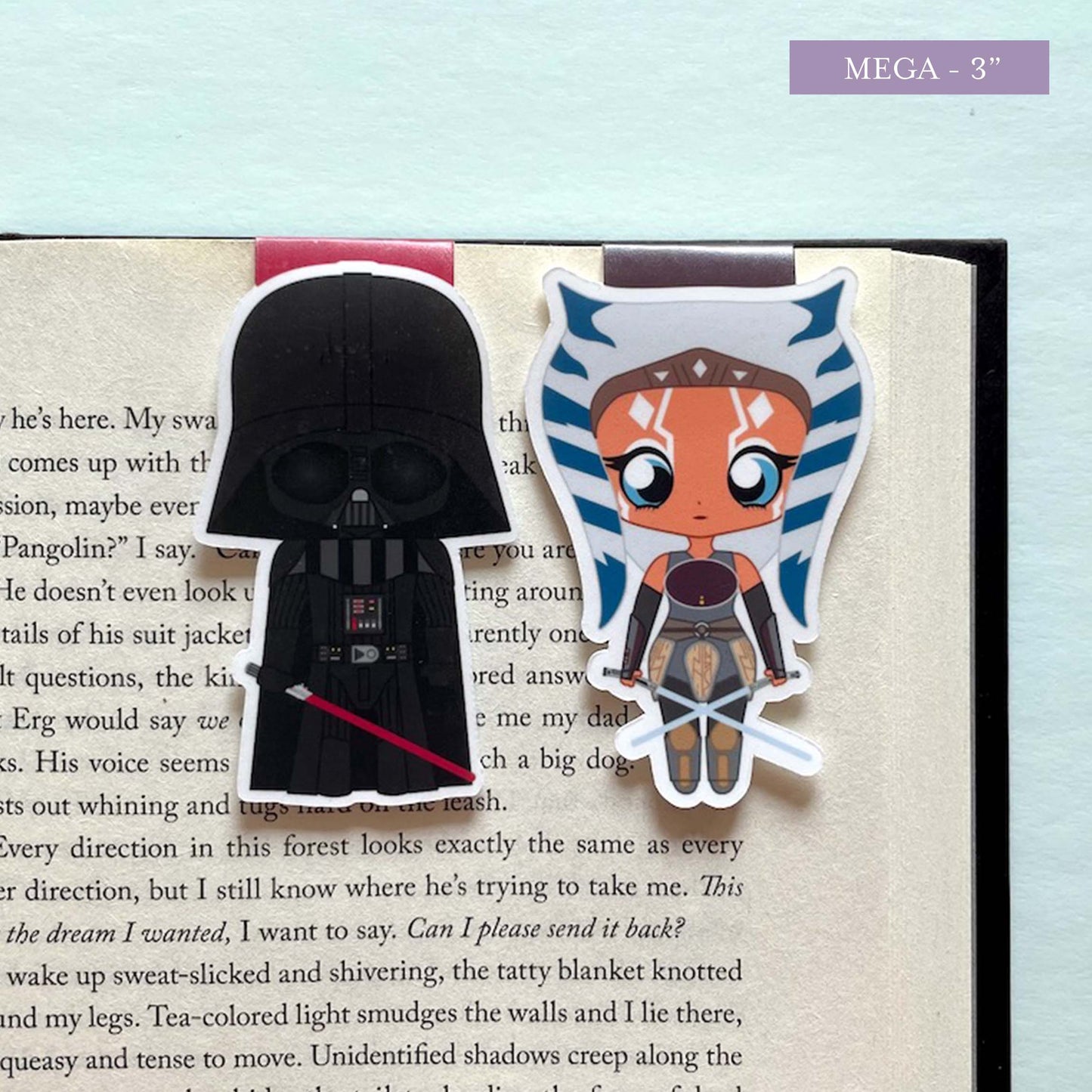 Vader & Ahsoka Magnetic Bookmark Set