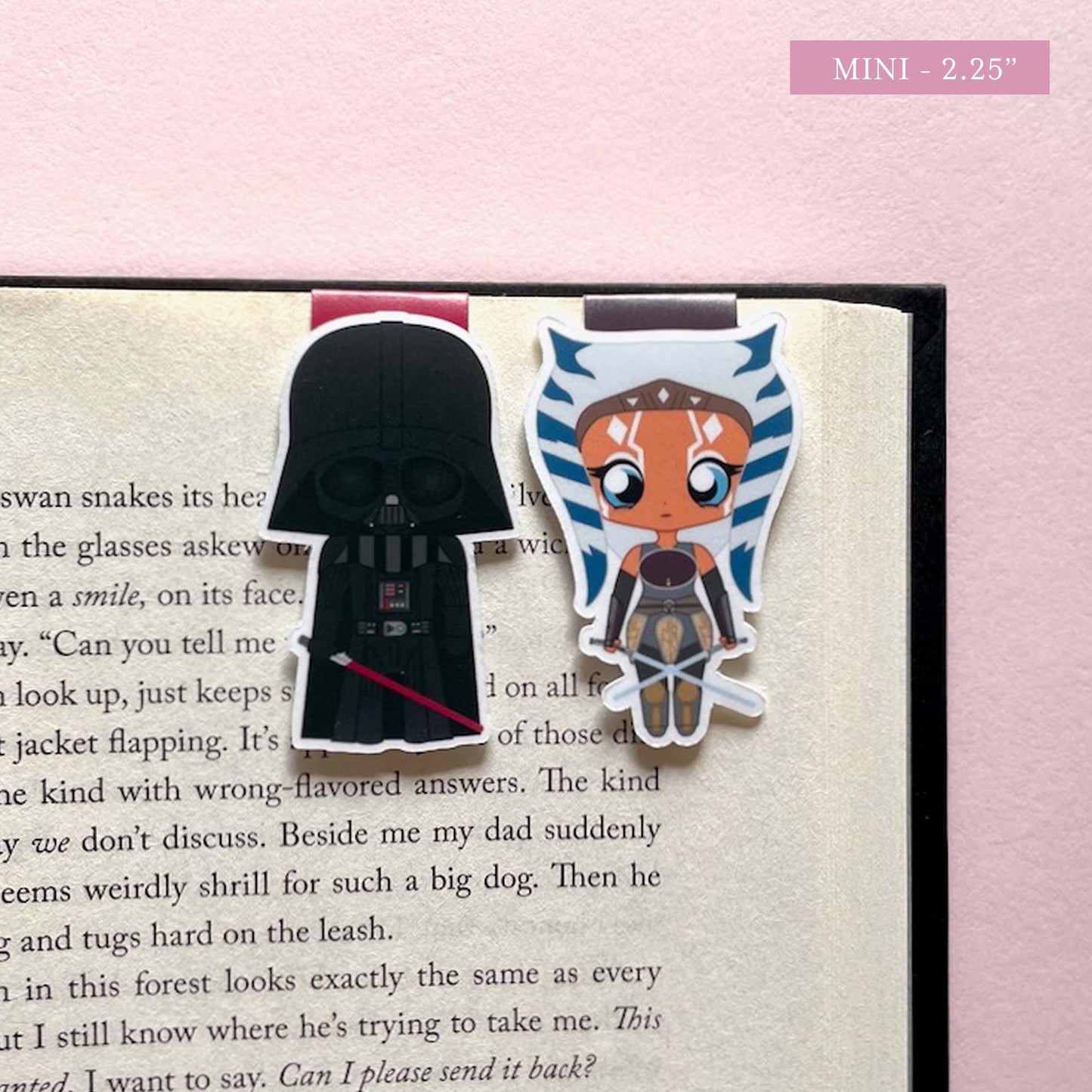 Vader & Ahsoka Magnetic Bookmark Set