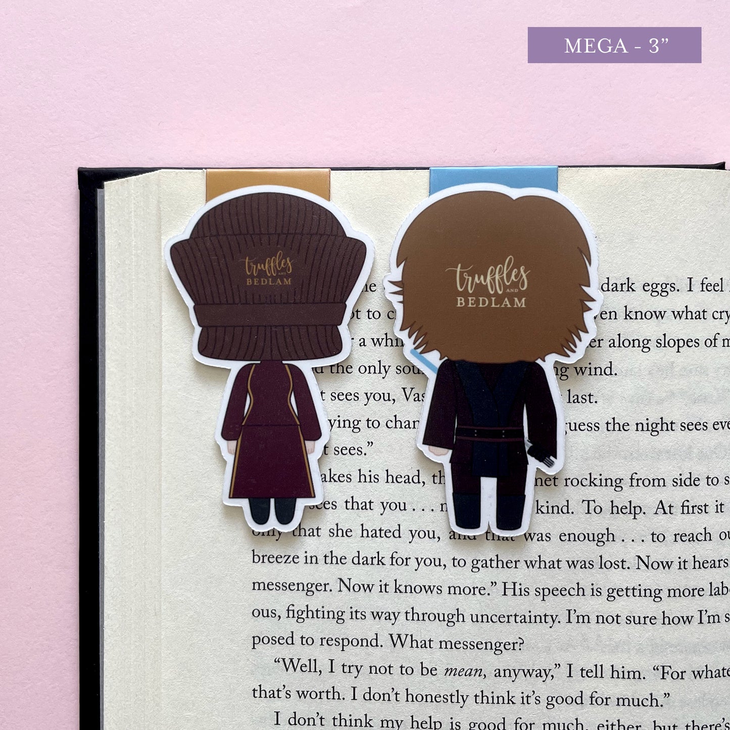 Space Wizards "Padme & Anakin" Magnetic Bookmark Set