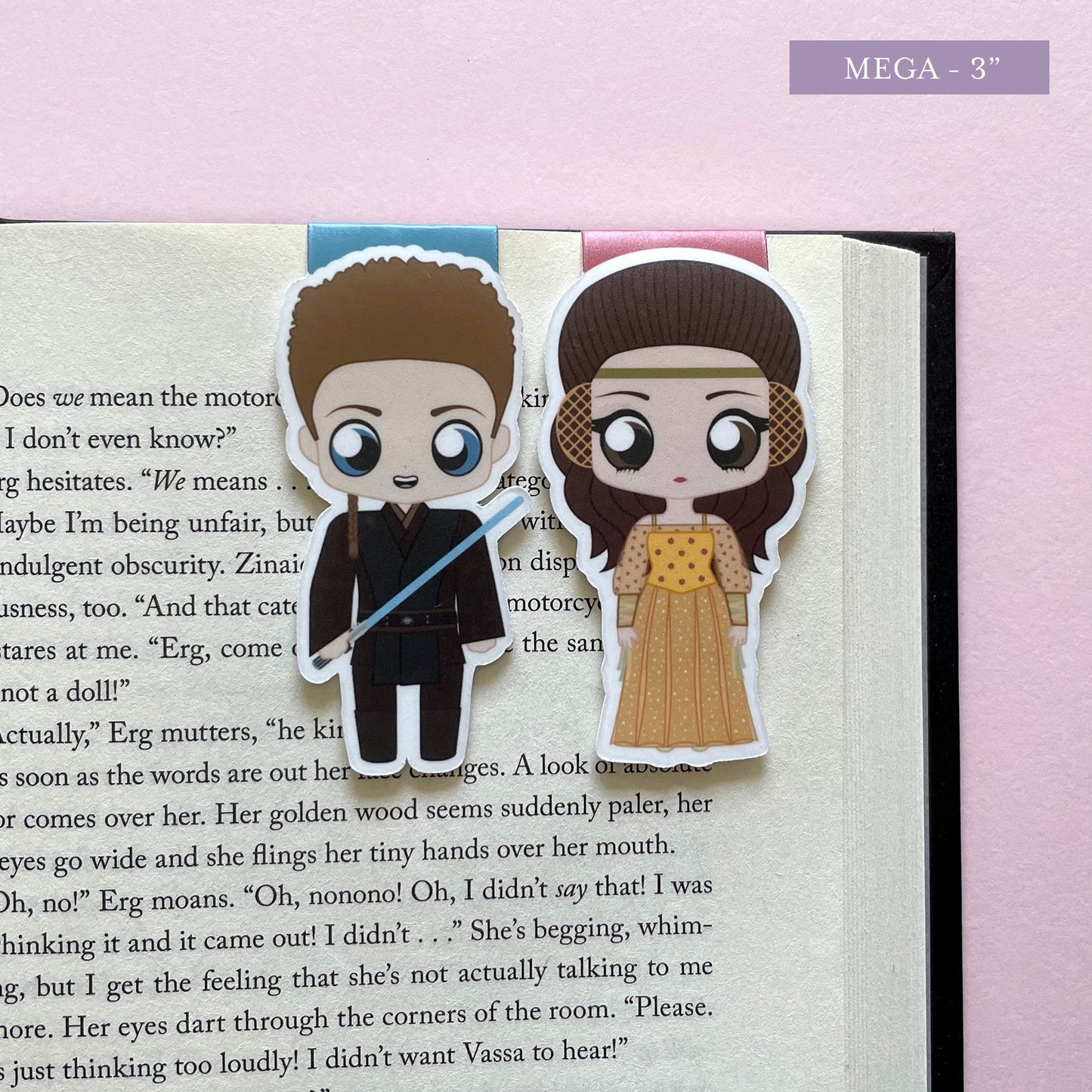 Space Wizards "Padme & Anakin Picnic" Magnetic Bookmark Set