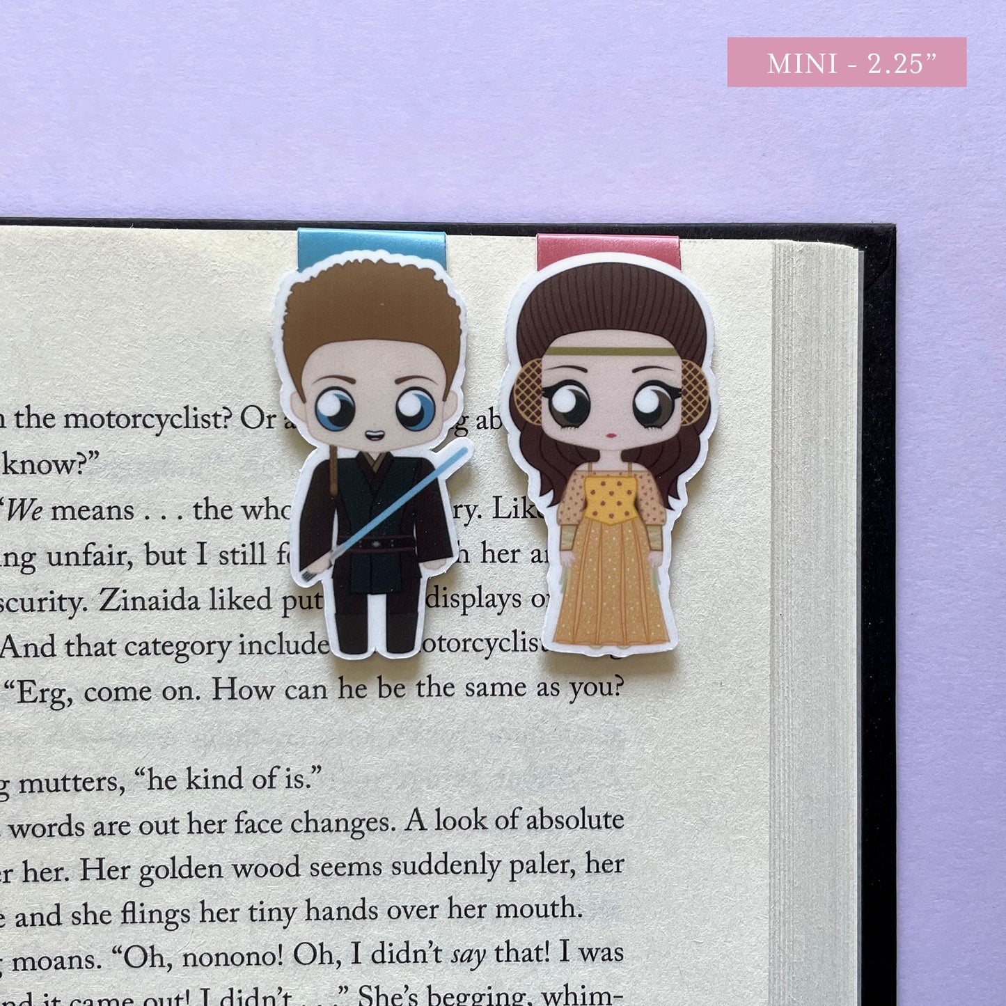 Space Wizards "Padme & Anakin Picnic" Magnetic Bookmark Set