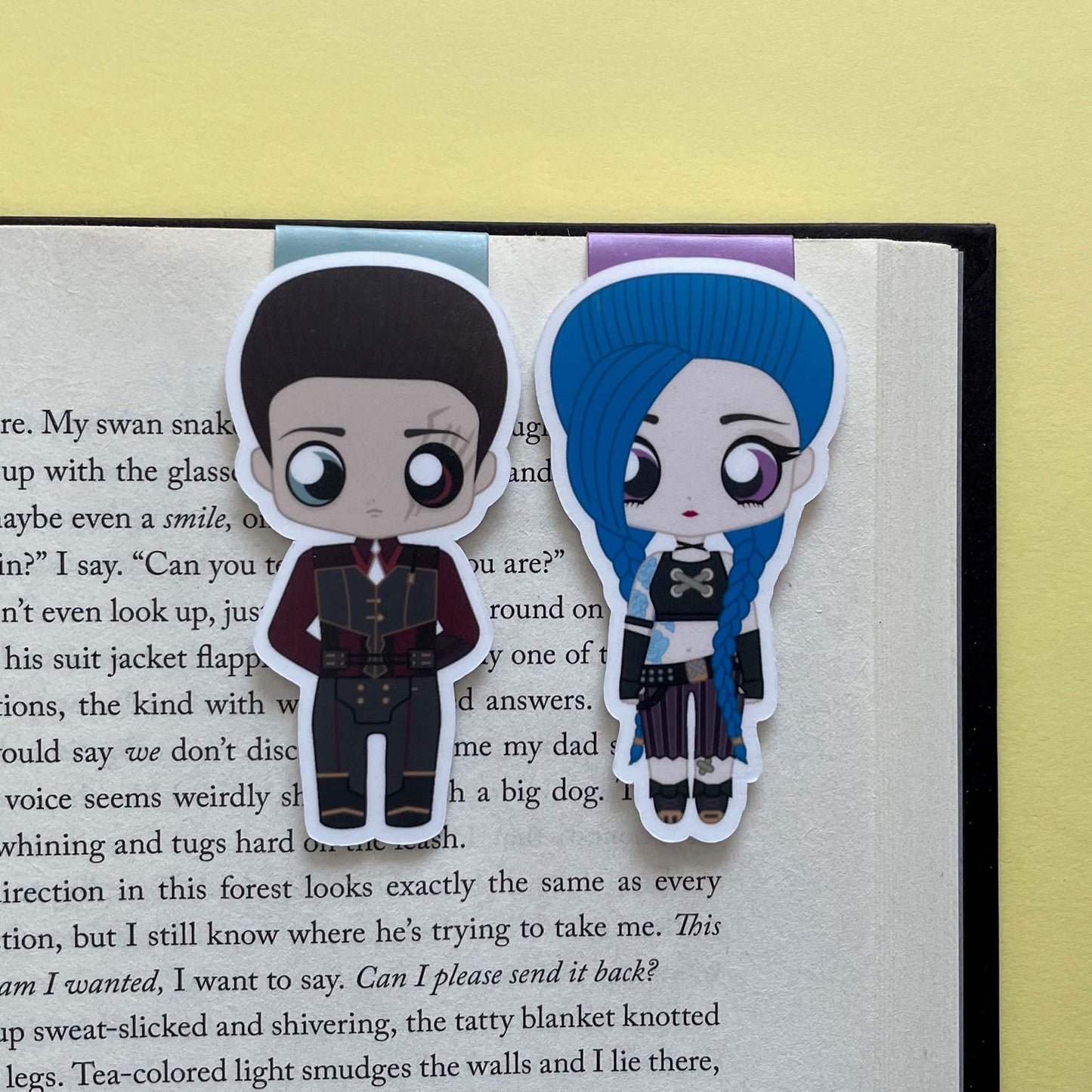 Silco & Jinx Magnetic Bookmark Set