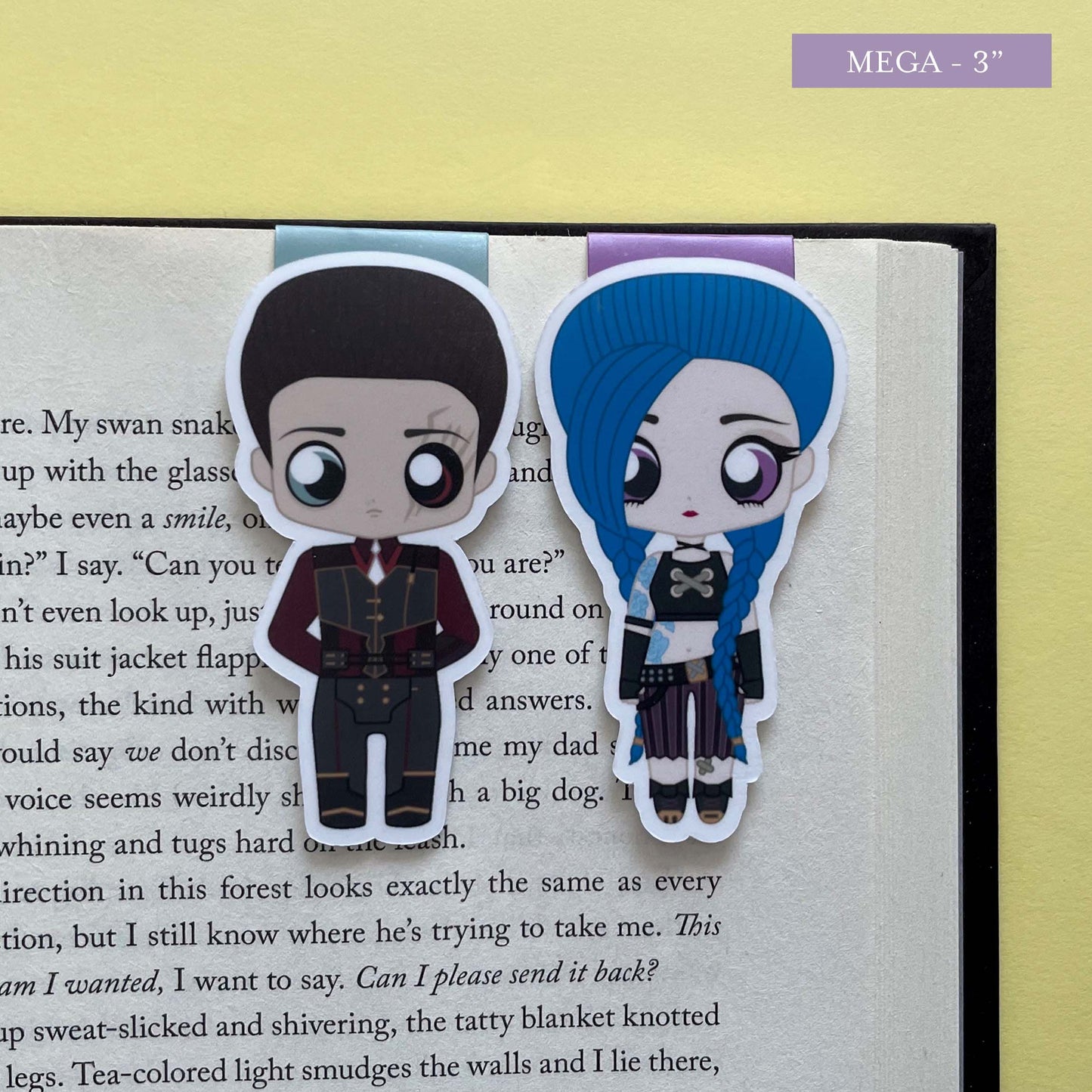 Silco & Jinx Magnetic Bookmark Set