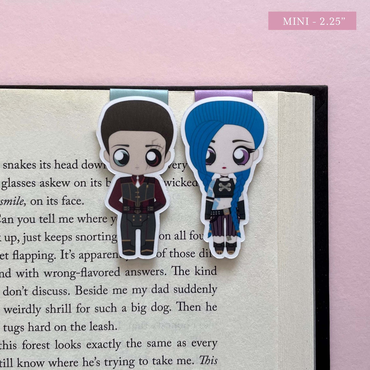 Silco & Jinx Magnetic Bookmark Set