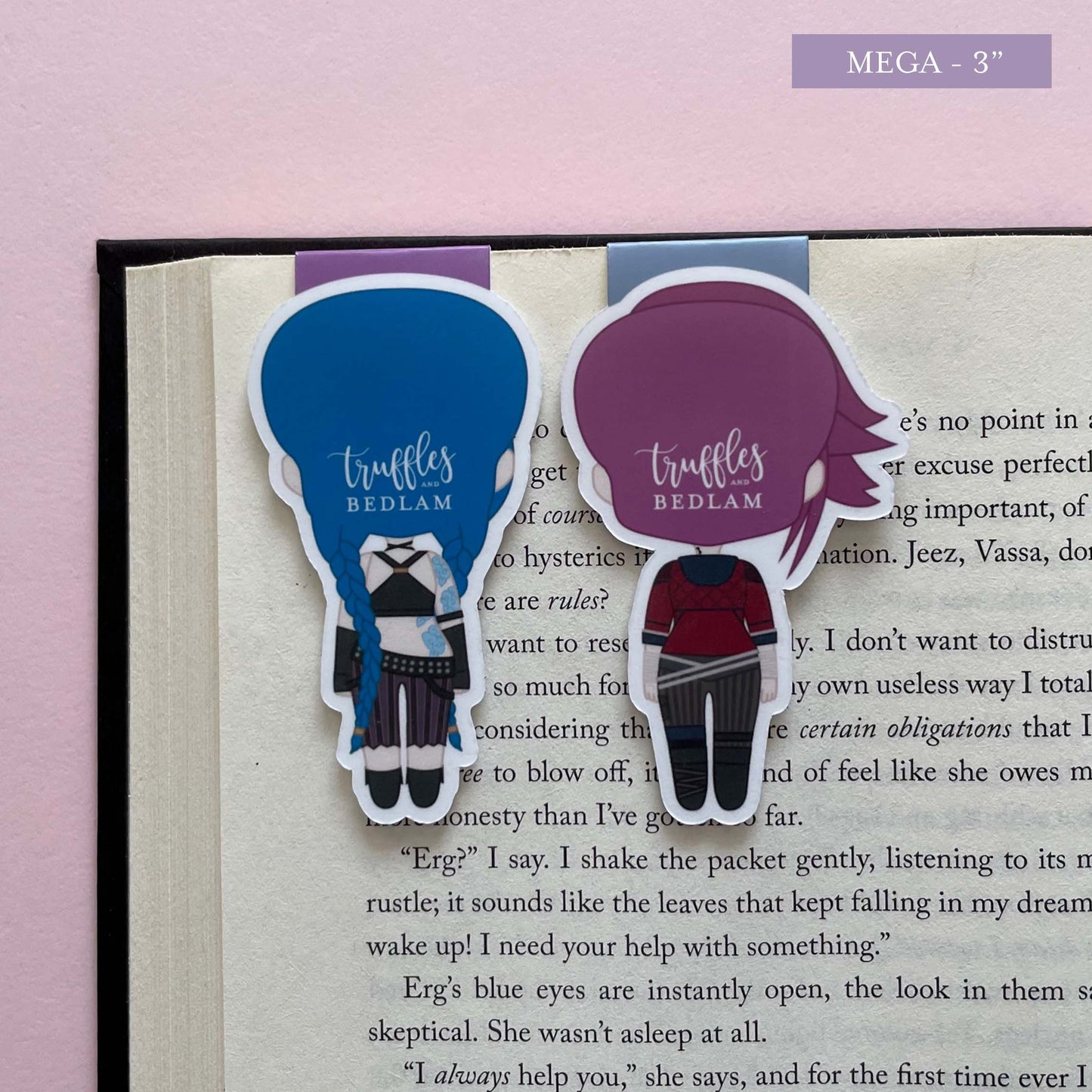 Jinx & Vi Magnetic Bookmark Set