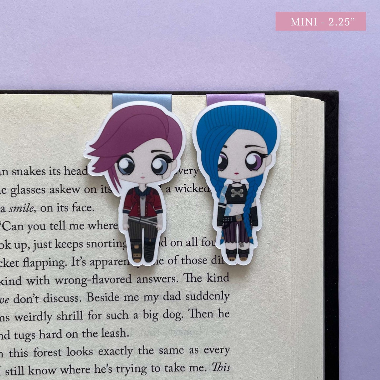 Jinx & Vi Magnetic Bookmark Set