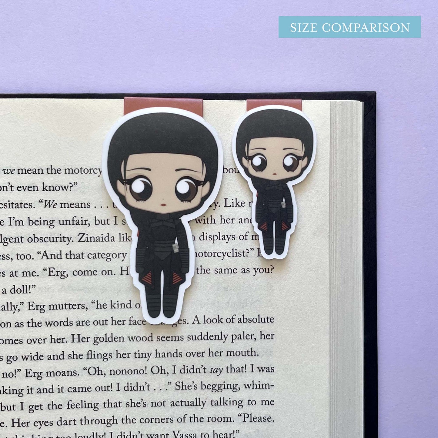 Space Wizards Boba Fett & Fennec Shand (Faces) Magnetic Bookmark Set