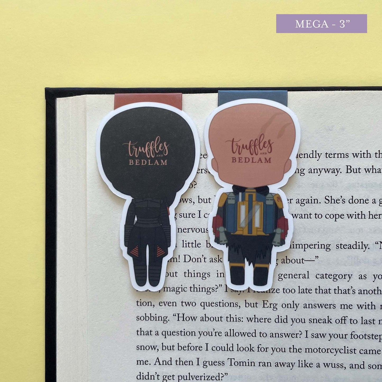Space Wizards Boba Fett & Fennec Shand (Faces) Magnetic Bookmark Set