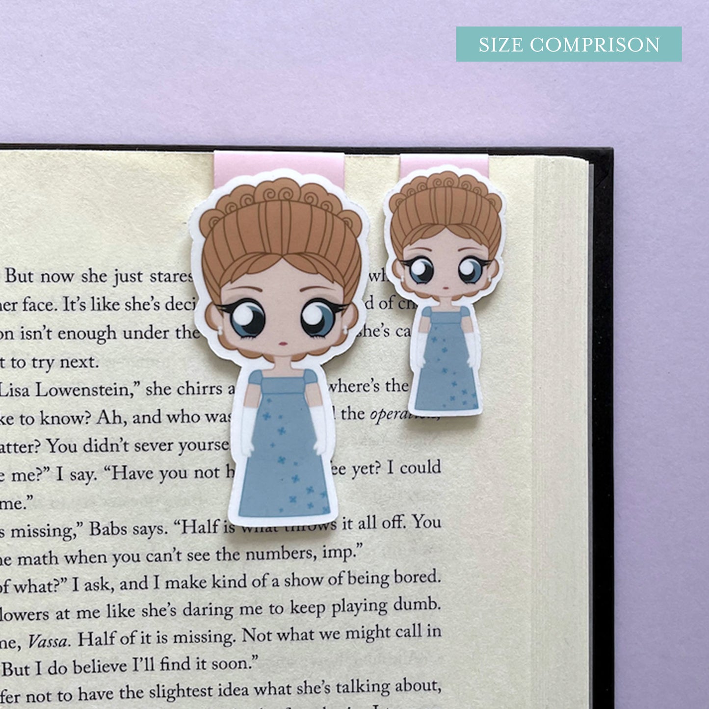 Daphne Bridgerton and Simon Basset Magnetic Bookmark Set