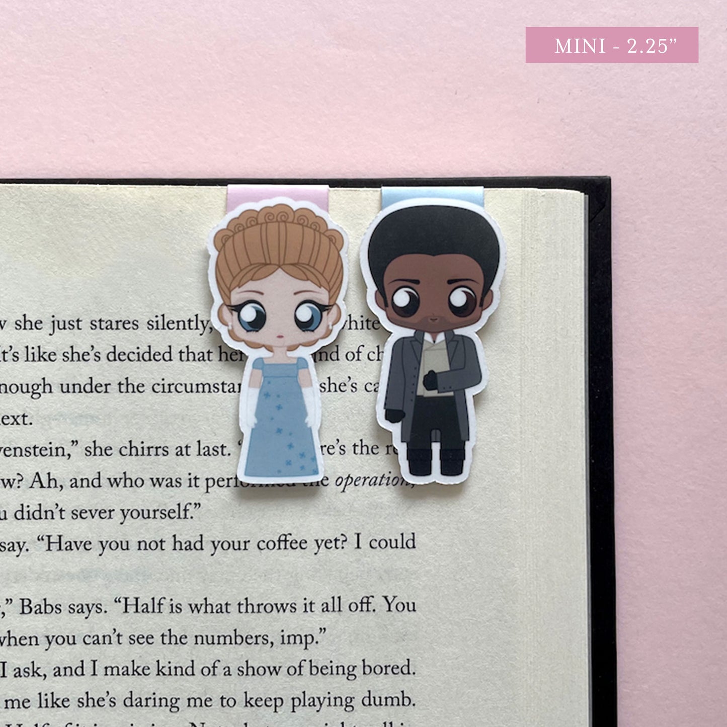 Daphne Bridgerton and Simon Basset Magnetic Bookmark Set