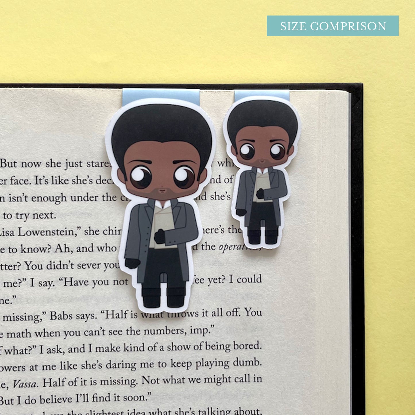 Daphne Bridgerton and Simon Basset Magnetic Bookmark Set
