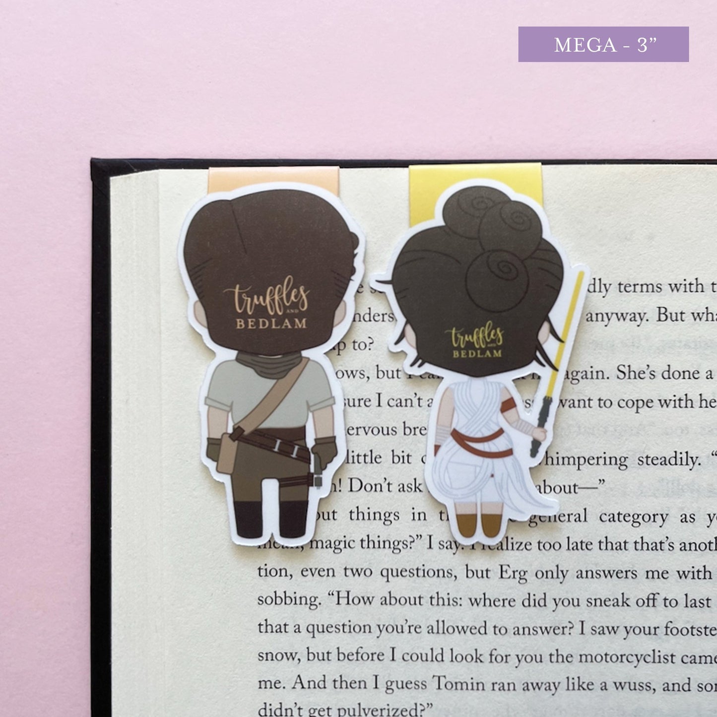 Space Wizards "Poe & Rey" Magnetic Bookmark Set