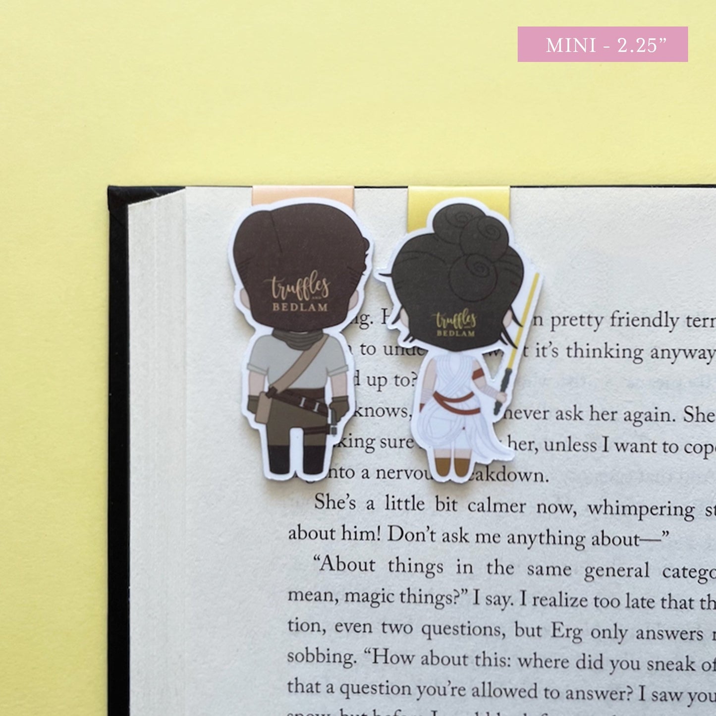 Space Wizards "Poe & Rey" Magnetic Bookmark Set