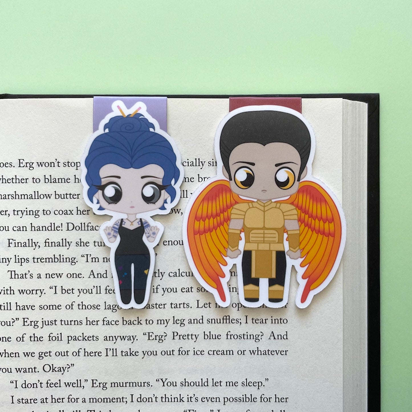 Daughter of Smoke & Bone "Karou & Akiva" Magnetic Bookmark Set