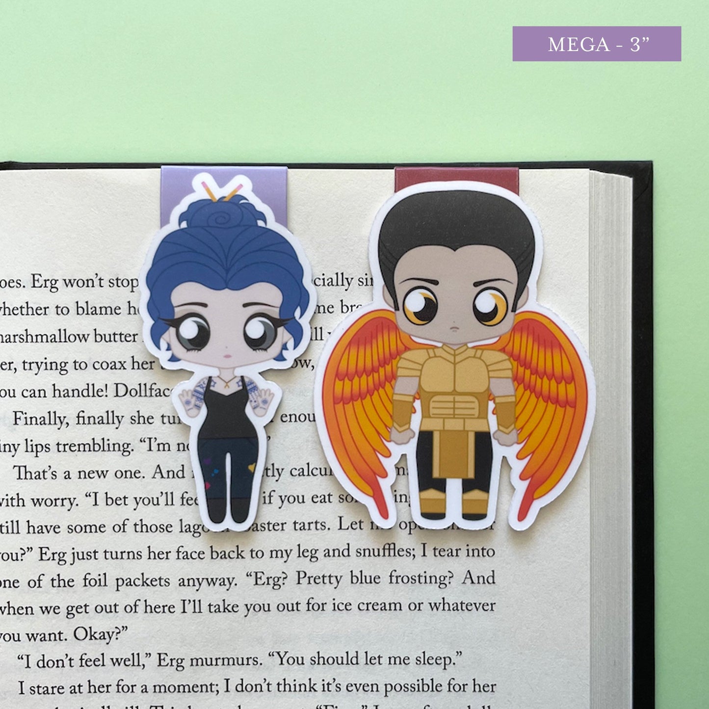 Daughter of Smoke & Bone "Karou & Akiva" Magnetic Bookmark Set