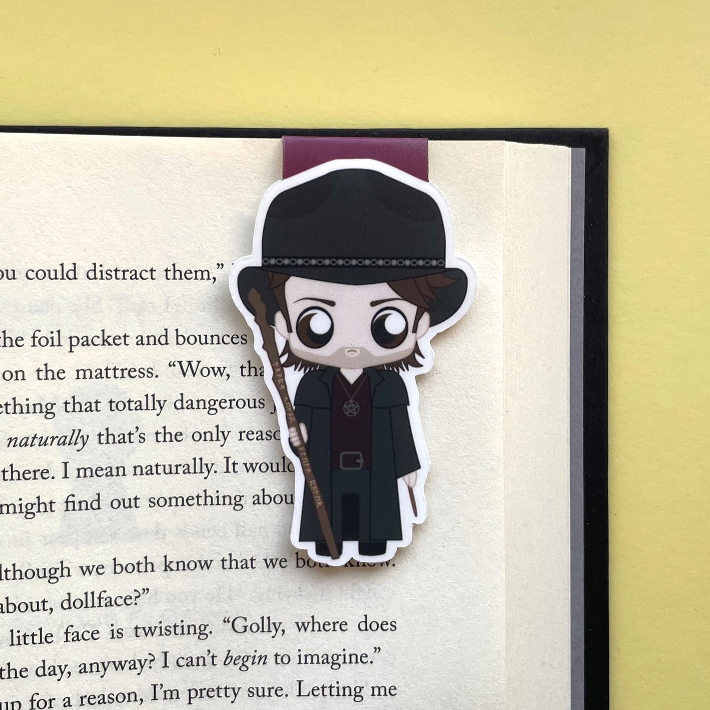 Dresden Files "Harry Dresden doesn't wear a hat" Magnetic Bookmark