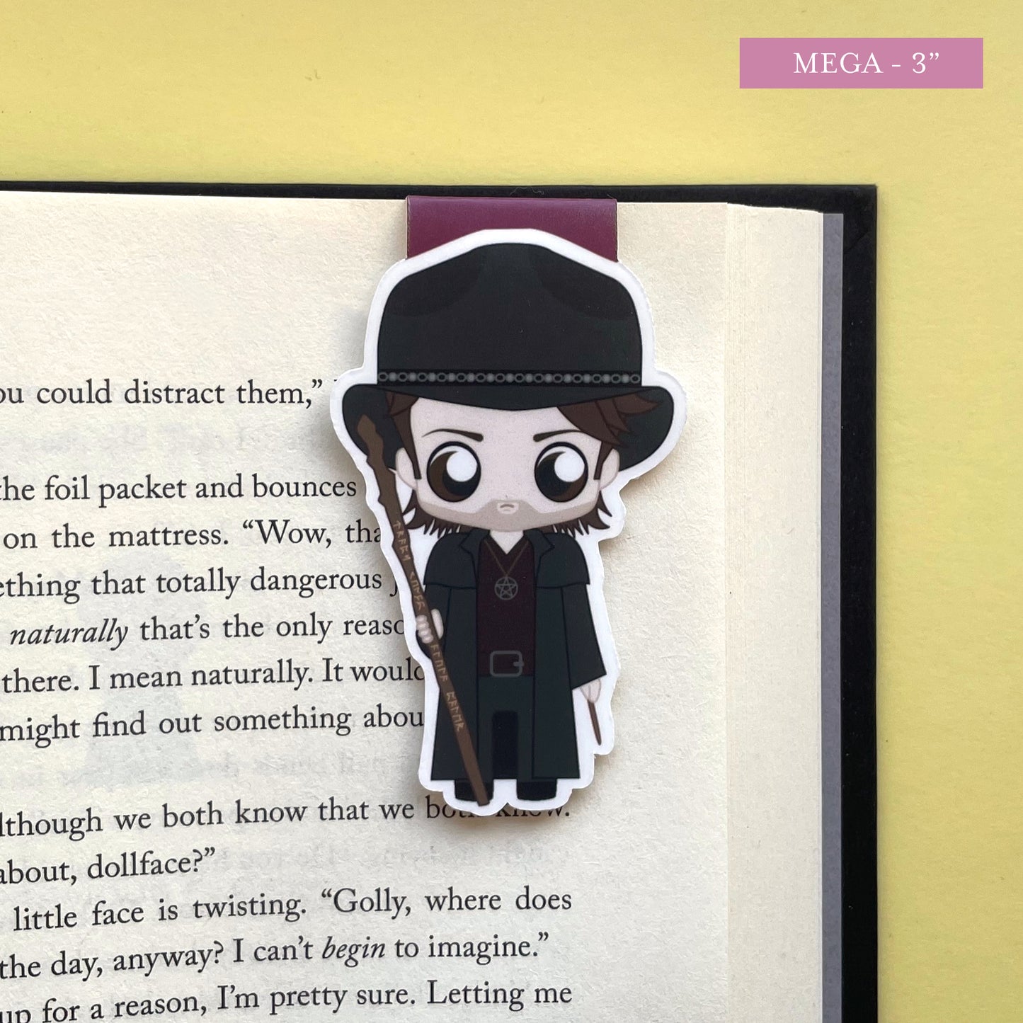 Dresden Files "Harry Dresden doesn't wear a hat" Magnetic Bookmark