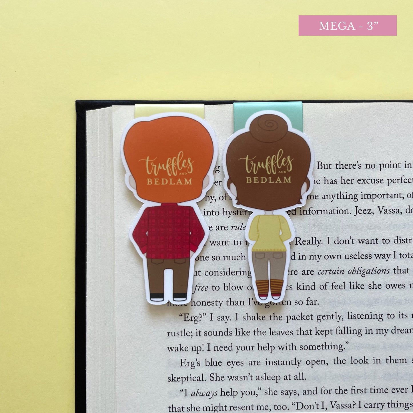 Fangirl "Cath & Levi" Magnetic Bookmark Set