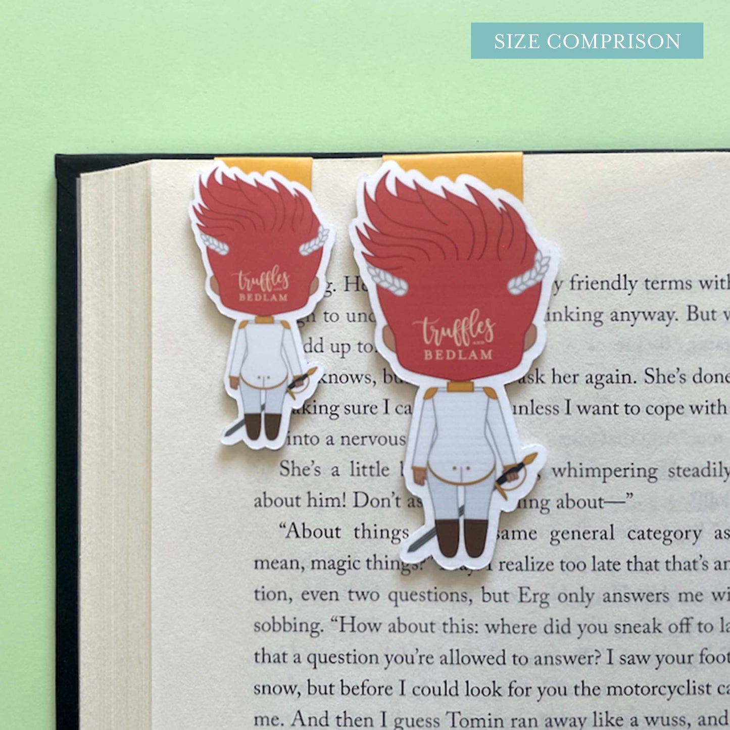 Crown Prince Kiriona Gaia and Prince Ianthe Naberies "Besties" Magnetic Bookmark Set