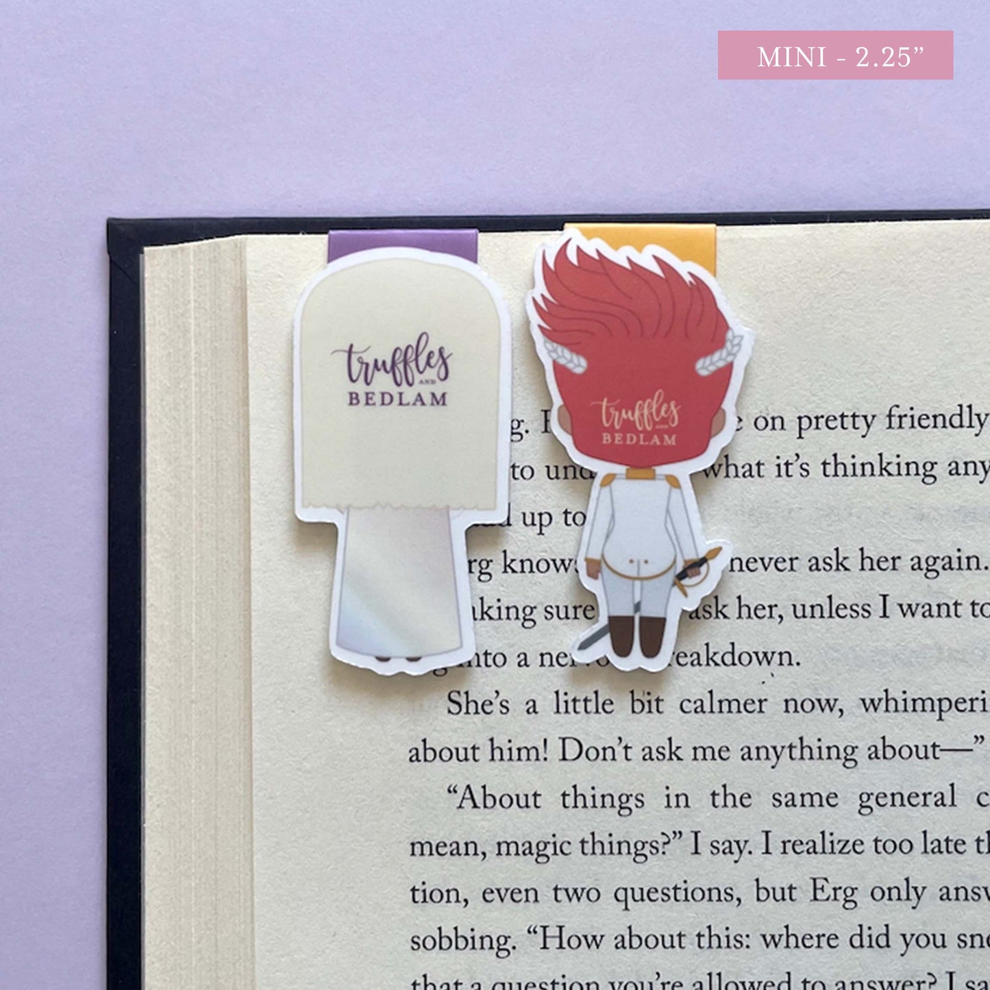 Crown Prince Kiriona Gaia and Prince Ianthe Naberies "Besties" Magnetic Bookmark Set