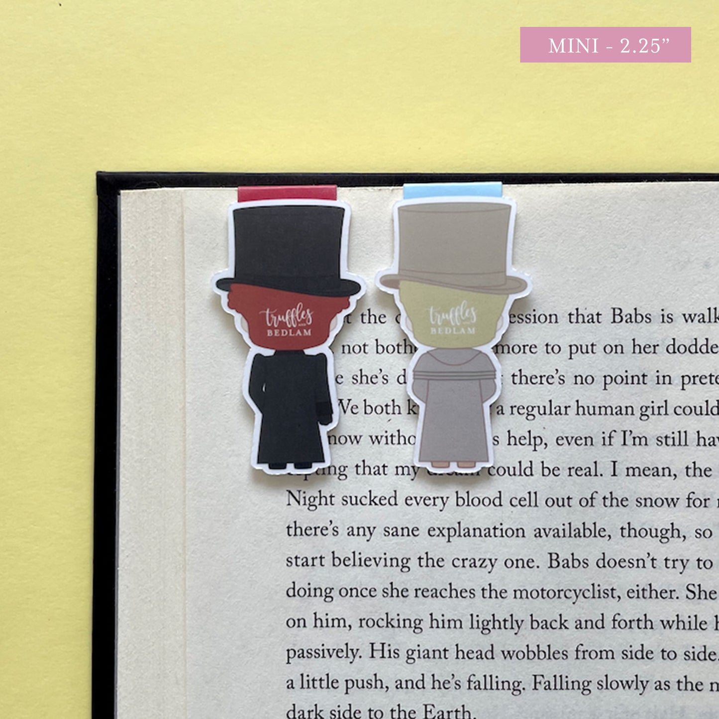 Historical "Crowley & Aziraphale" Magnetic Bookmark Set, inspired by Good Omens