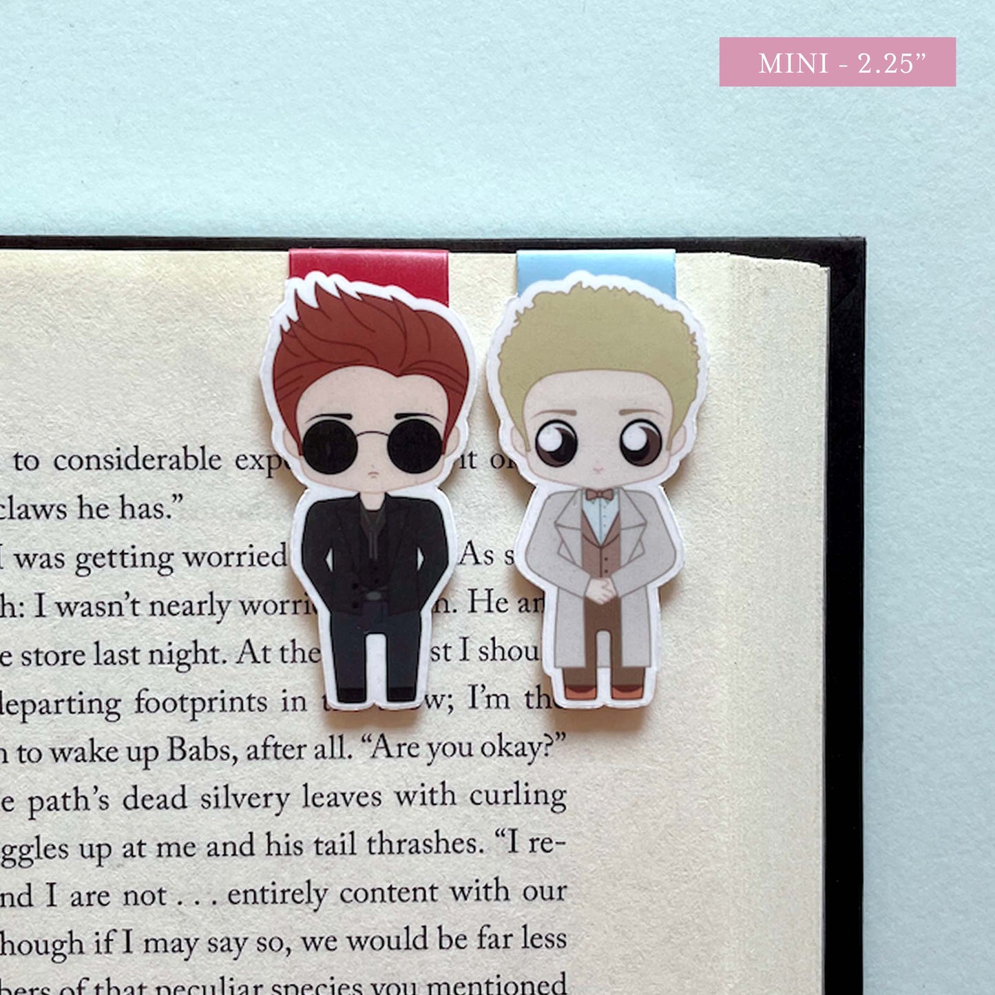 Good Omens "Crowley & Aziraphale" Magnetic Bookmark Set