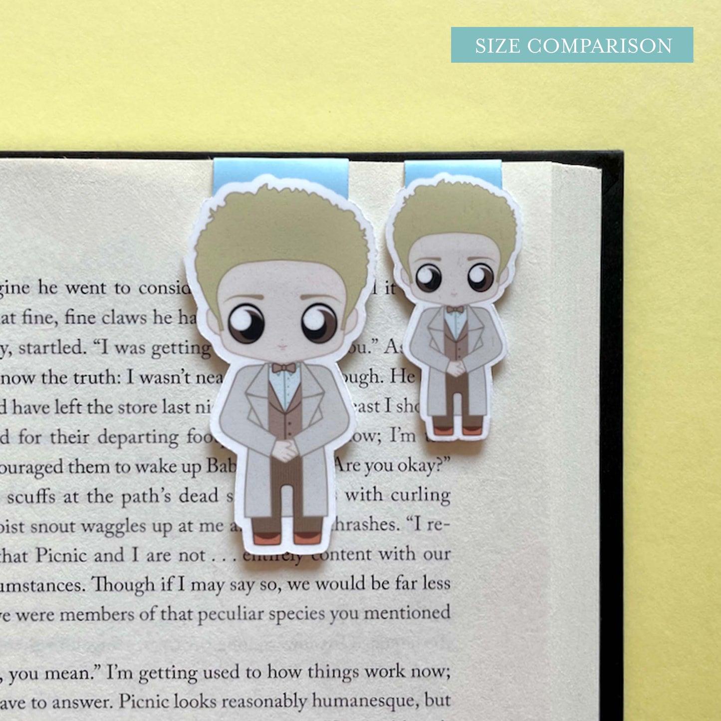 Good Omens "Crowley & Aziraphale" Magnetic Bookmark Set