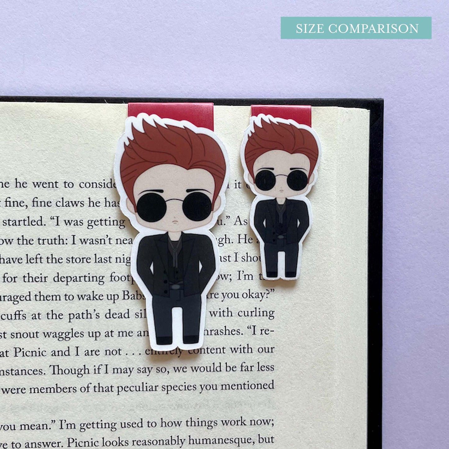 Good Omens "Crowley & Aziraphale" Magnetic Bookmark Set
