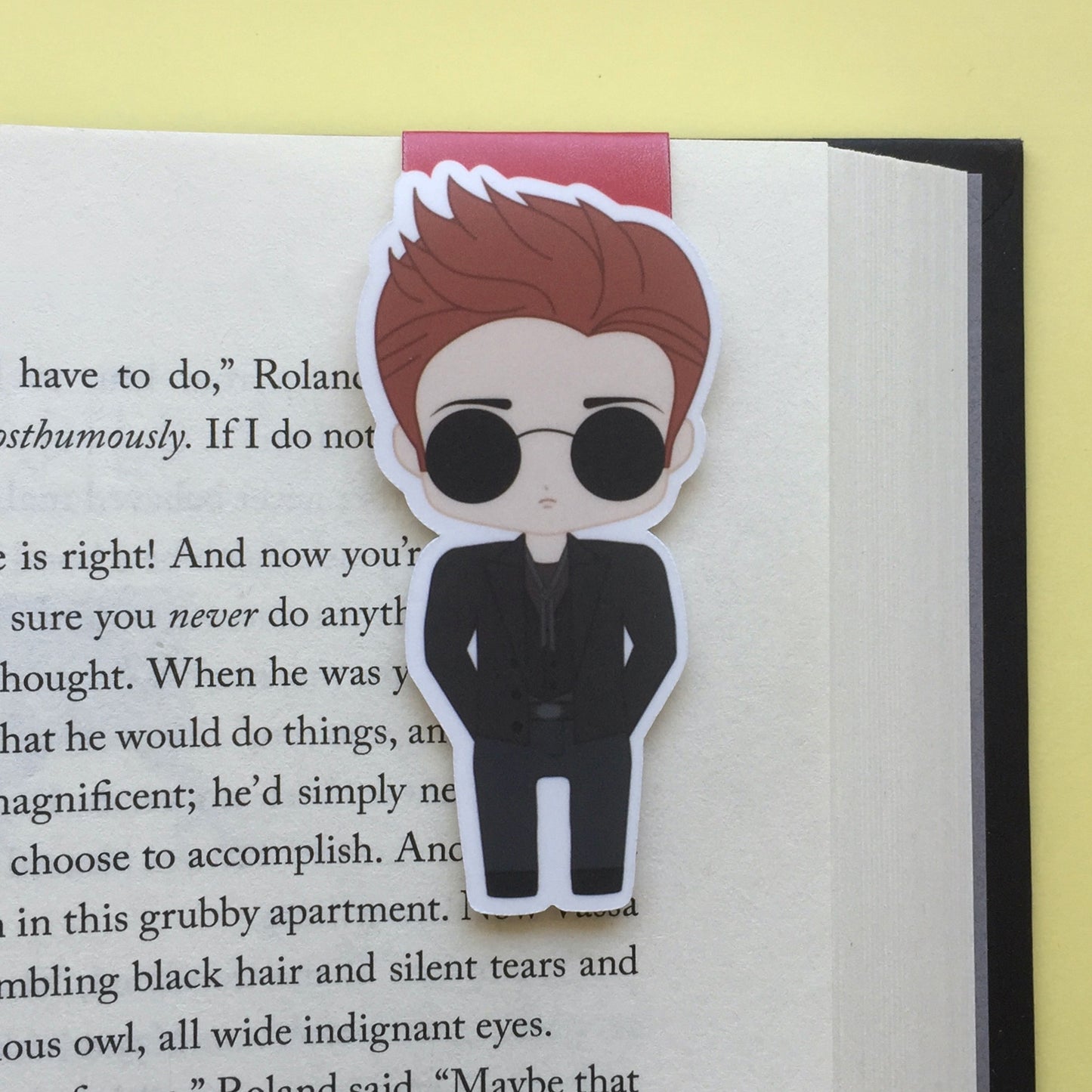 Good Omens "Crowley" Magnetic Bookmark